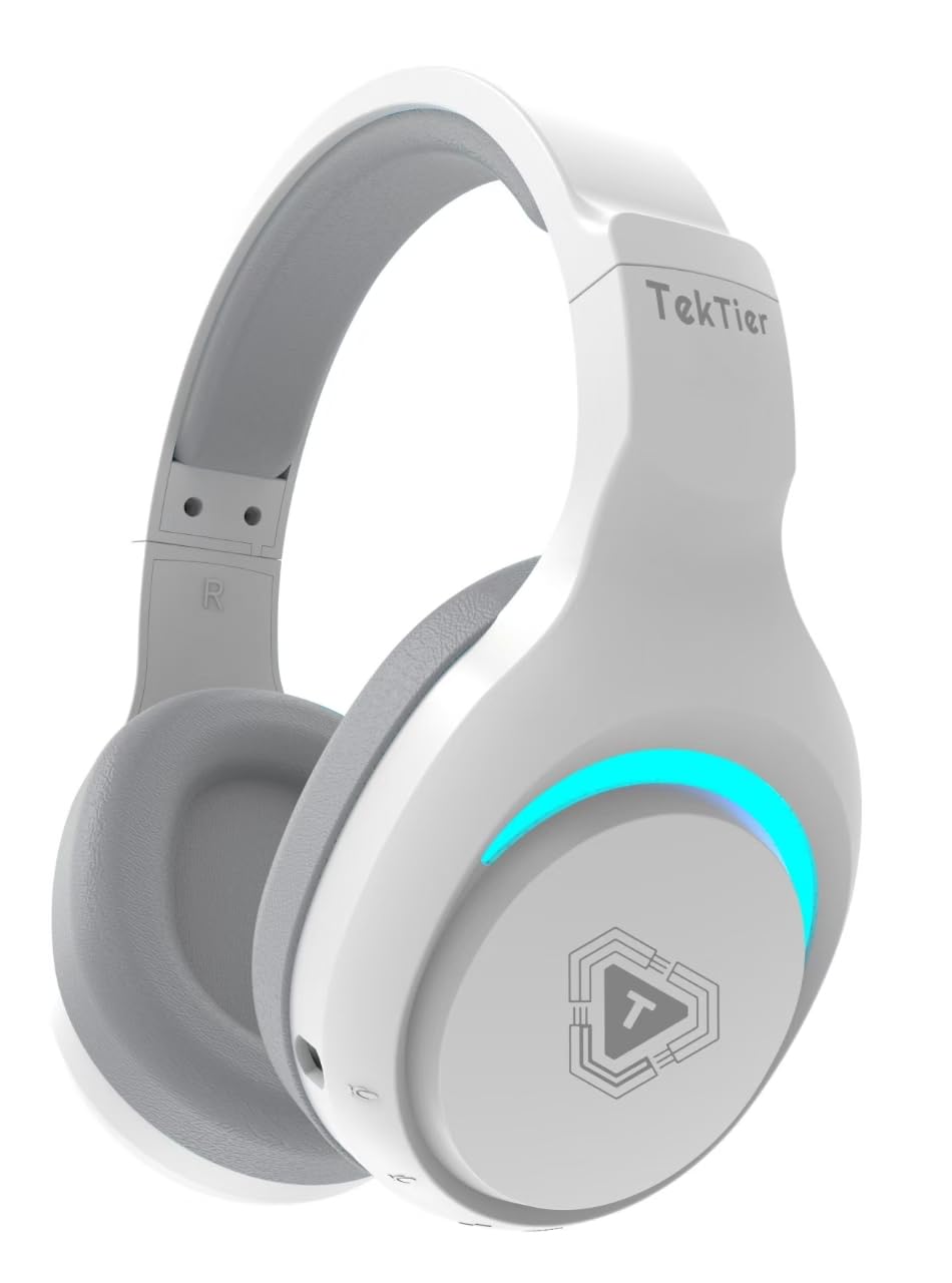 Wireless Gaming-Headset, für Gaming und Live-Streaming, Kompatibel mit PC/PS5/Switch, Weiß