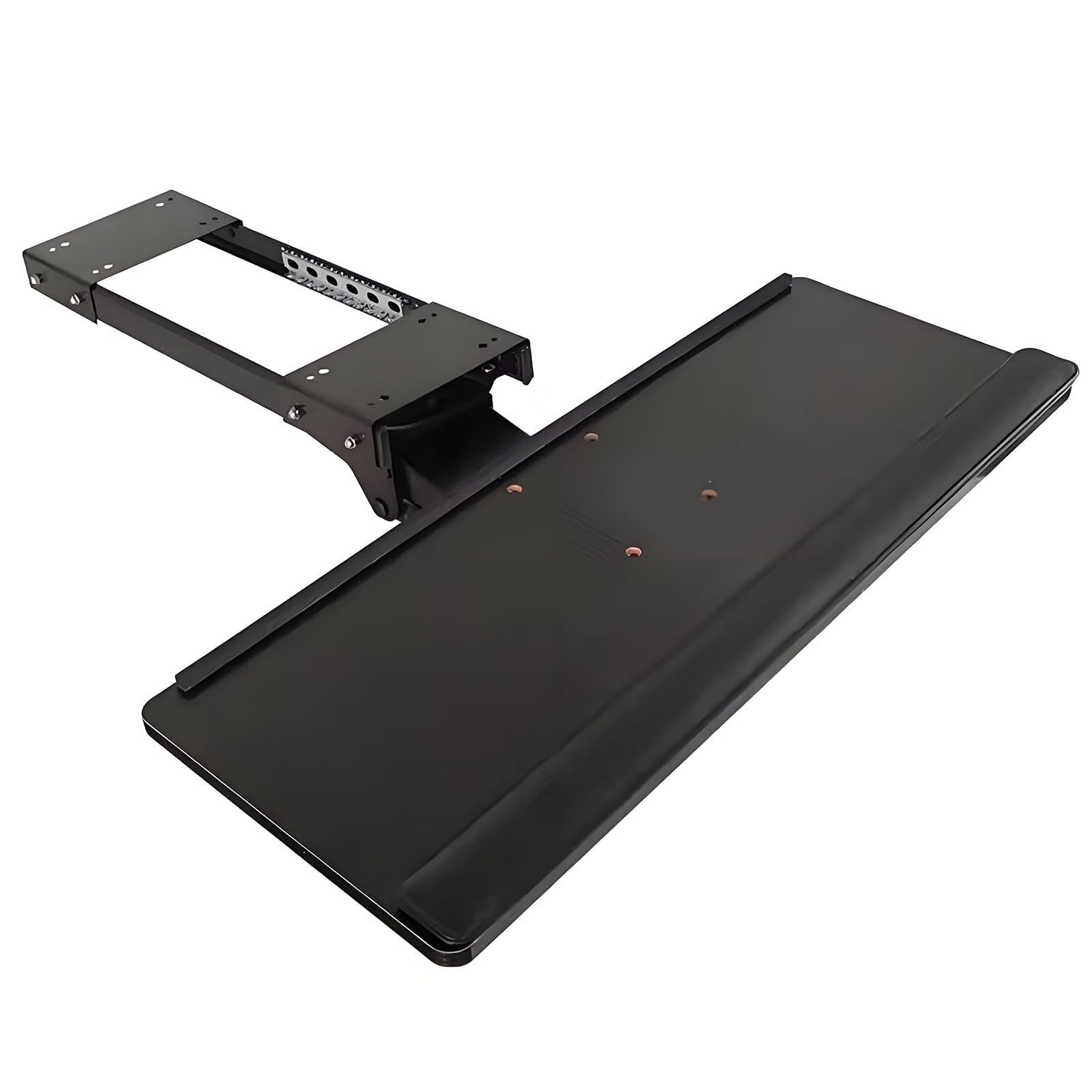 Ergonomische Tastaturablage unter dem Schreibtisch mit verstellbarer Höhe und Winkel, 75 x 25 cm, inkl. Handgelenkauflage für Maus, perfekt für Heimbüro und Gaming-Setup