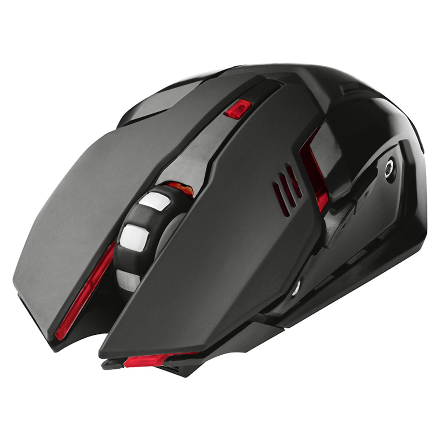 TRACER ROCKY Kabellose Gaming-Maus, RF Nano, 3200 DPI wiederaufladbar, 6 Tasten, optischer Sensor, aggressives Design, Nano-Empfänger für PC-Spieler, Präzision und volle Kontrolle