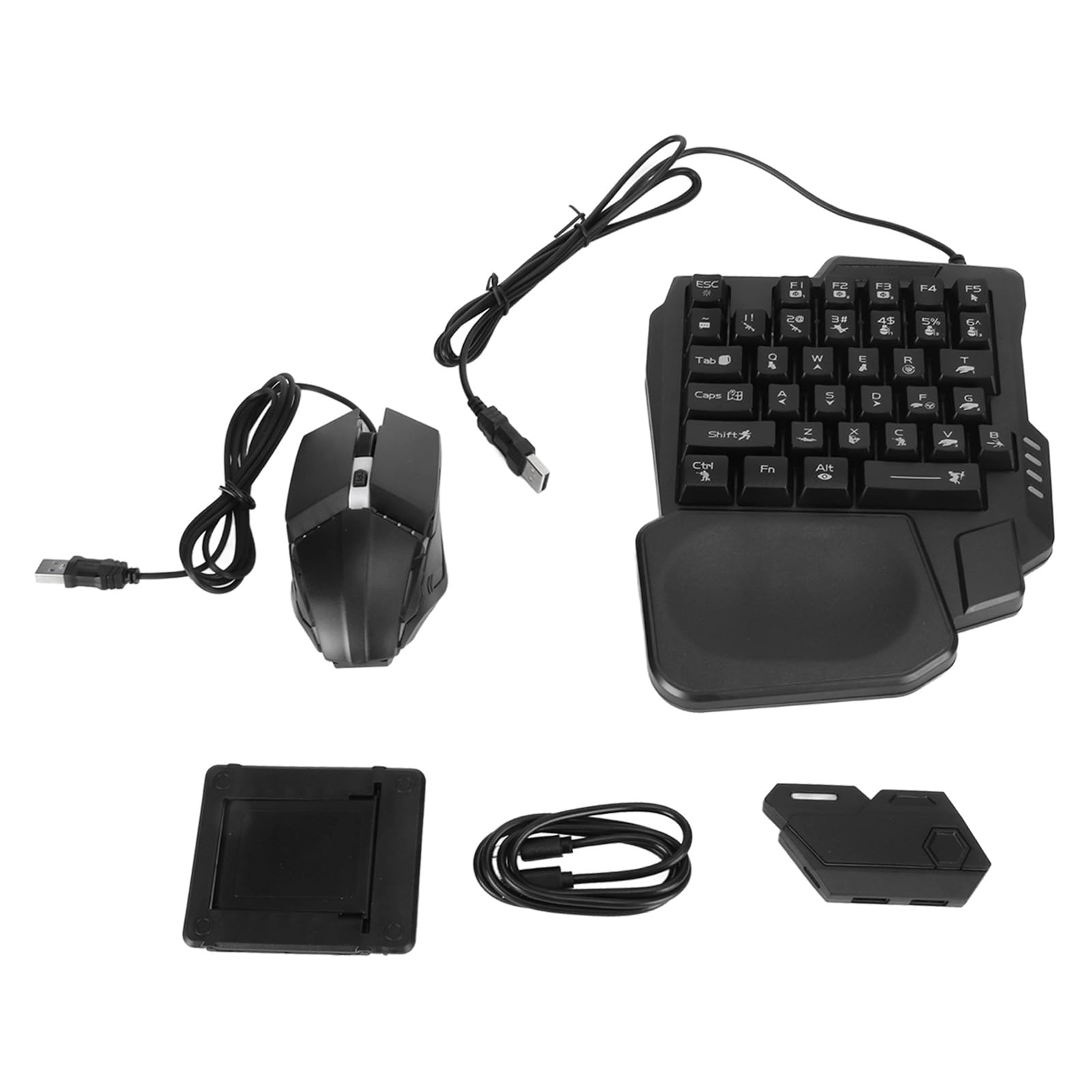 Ejoyous Gaming -Tastatur -Mauskonverter, 5.0 Telefonunterstützung Beim Laden des 4 in 1 G4 Maus Maus Konverters für Mobiltelefone.