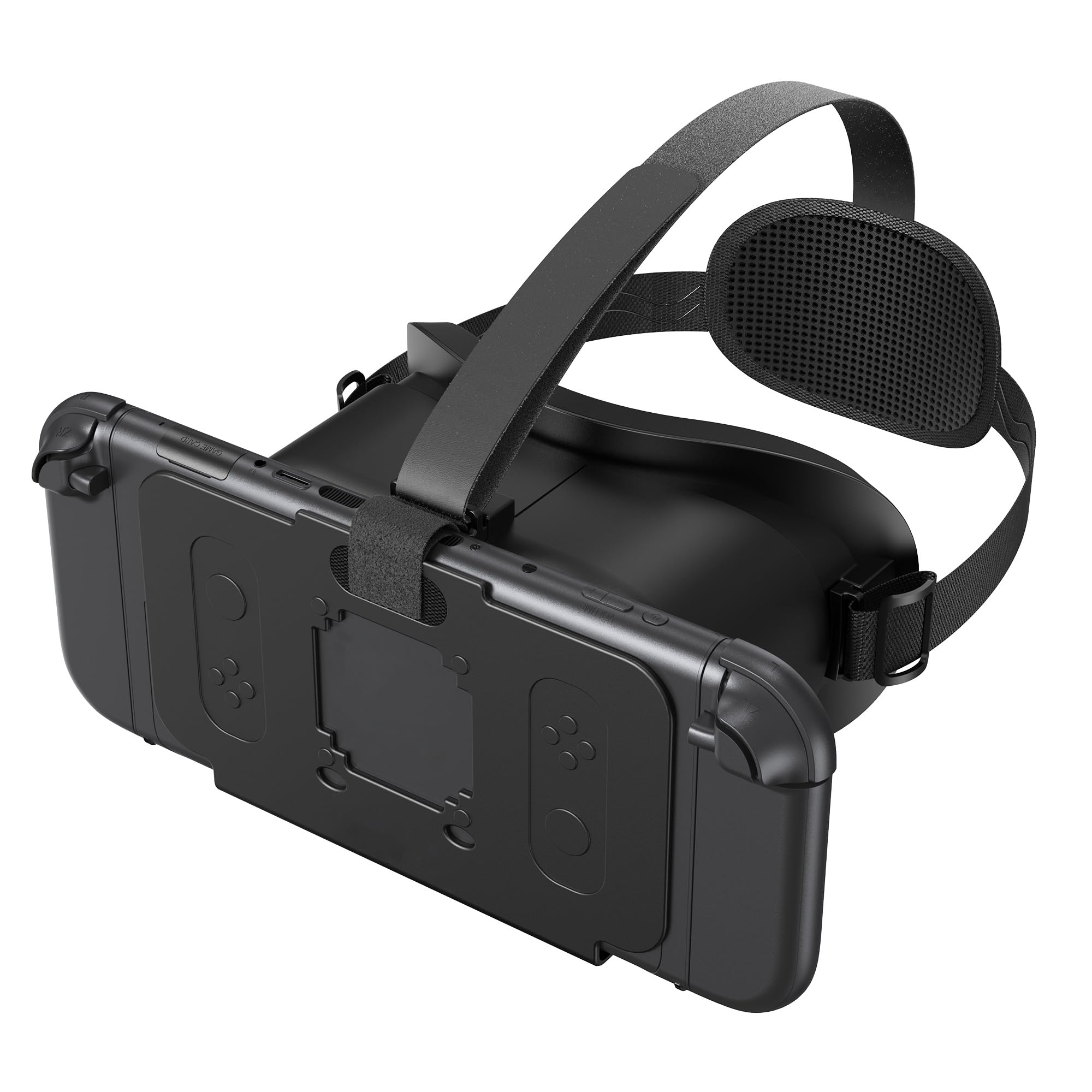 VR-Headset für Switch 2 2025, Switch 2 Virtual Boy VR-Brille mit verstellbaren HD-Gläsern und bequemen Kopfbändern mit breiter Polsterung, Labo VR Kit 3D-Brille für Switch 2 Zubehör, Schwarz