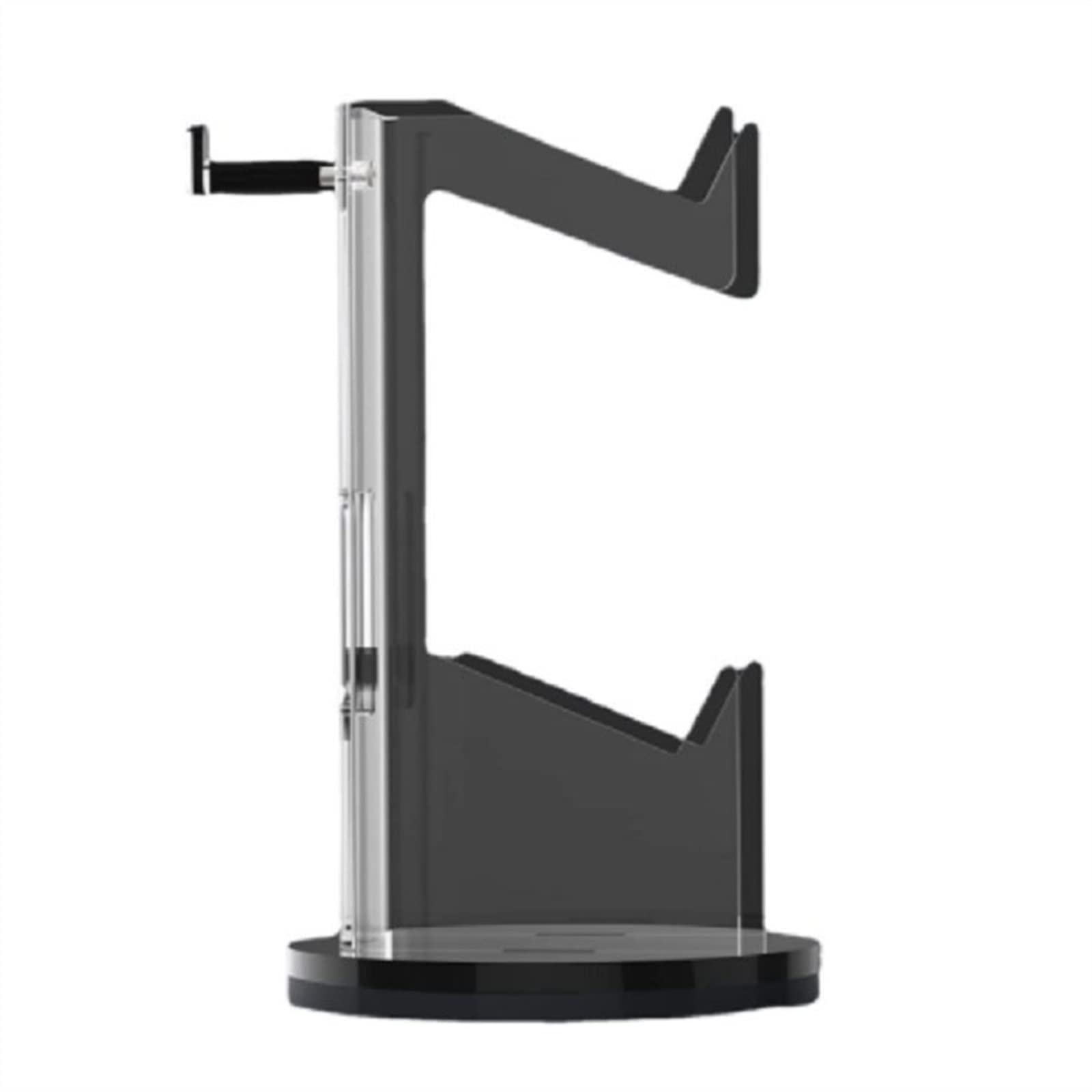 Headset-Halterung Kopfhörerständer, Gaming-Headset-Halter, universeller Kopfhörer-Aufhänger for PC-Gaming-Headset-Display und kabellose Kopfhörer(Schwarz)