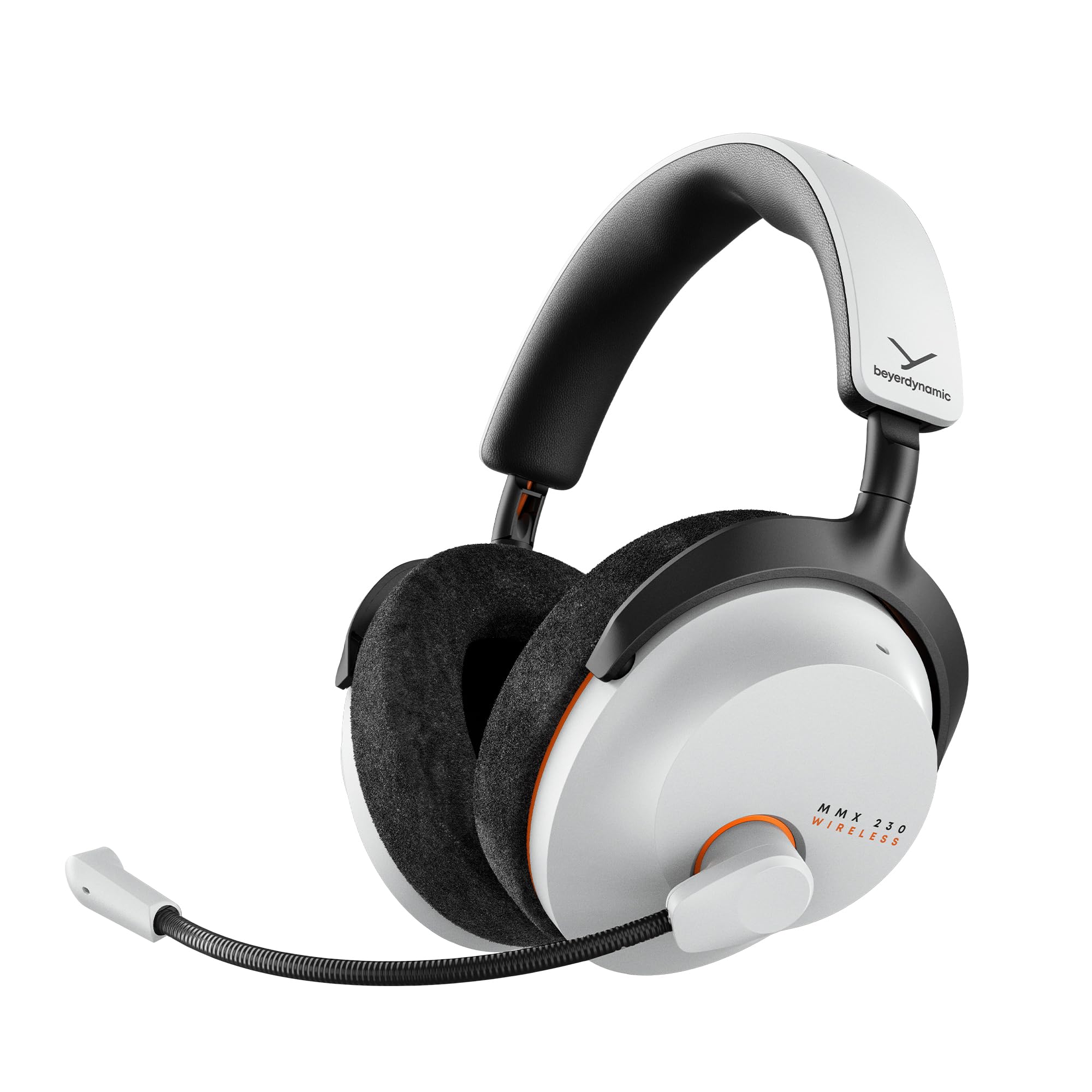 beyerdynamic MMX 230 Wireless Gaming Headset mit ANC und Bluetooth® 6.0, 60 Stunden Akkulaufzeit, ersetzbarem Akku, in Arctic White - neues Update per App verfügbar