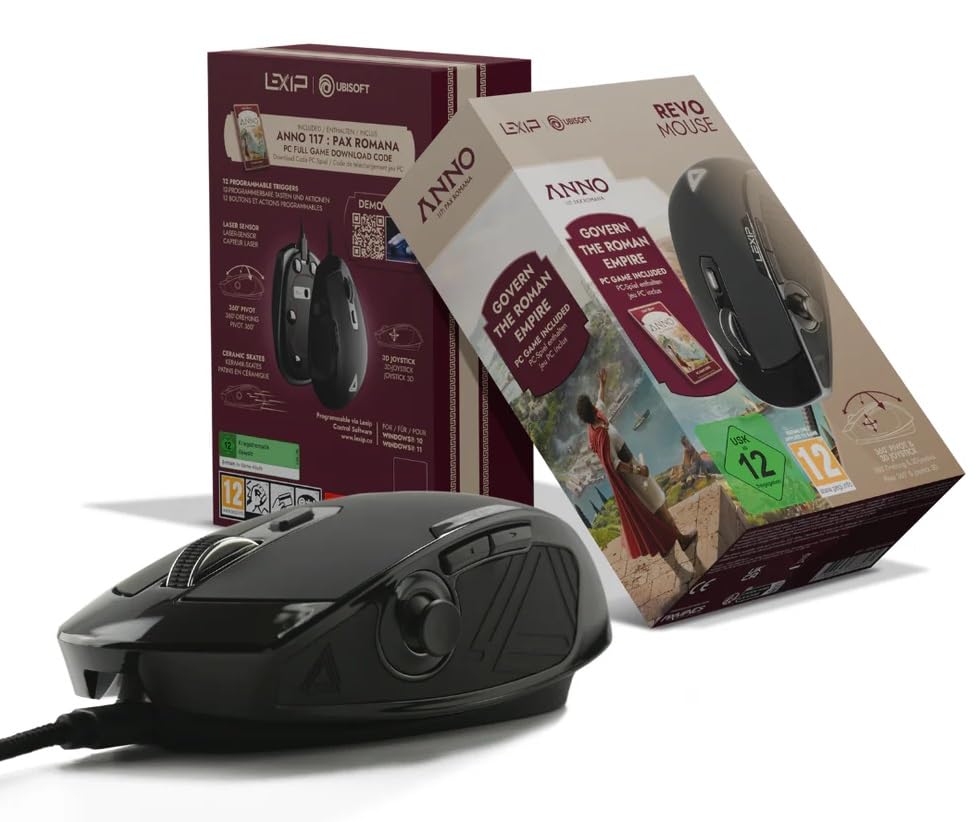 LEXIP X Ubisoft - Anno 117 Bundle REVO 3D Maus + PC Game Key