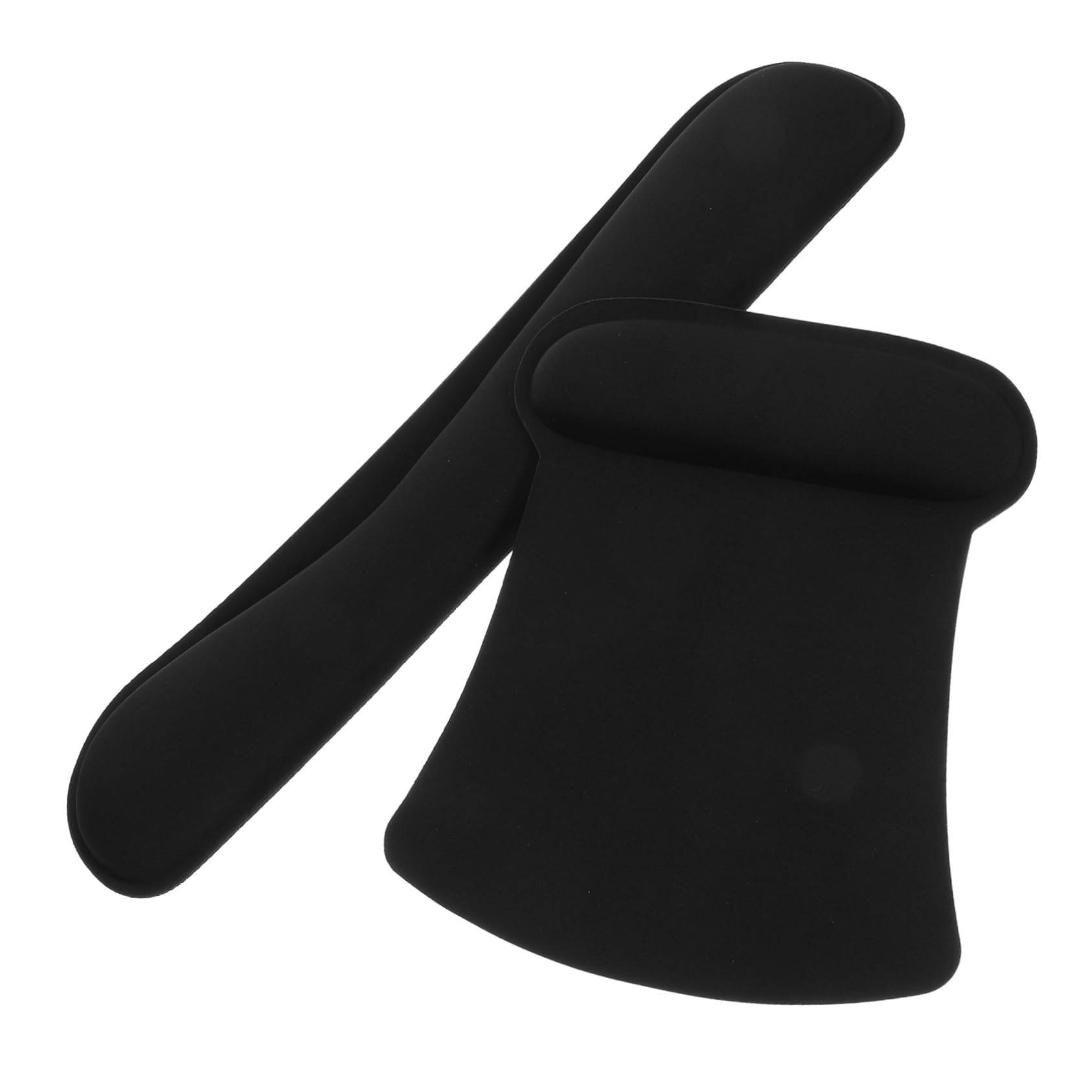 ABOOFAN 2 Stück Ergonomisches Memory schaum wrist support Tastatur und Maus Rutschfeste Handgelenkstütze für Büro Gaming und Laptop Komfortable Handballenauflage