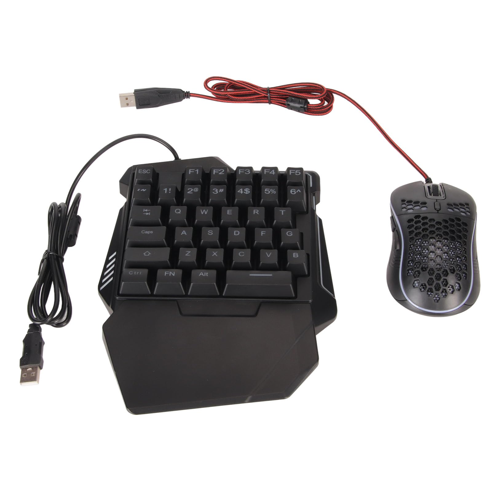 Mobiler Gaming-Konverter, RGB-Maus- und Tastatur-Adapter-Set für 4 Personen, für Mehr Präzision und Komfort