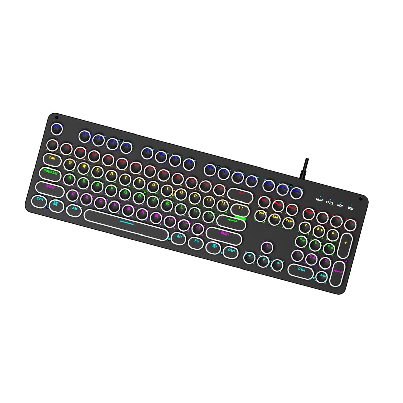 Professionelle Kabelgebundene Mechanische Tastatur Maus Hot Swap Technologie Mehrfarbige Hintergrundbeleuchtung Taktile Schalter Für PC Gaming LED Hintergrundbeleuchtung Gaming Tastatur