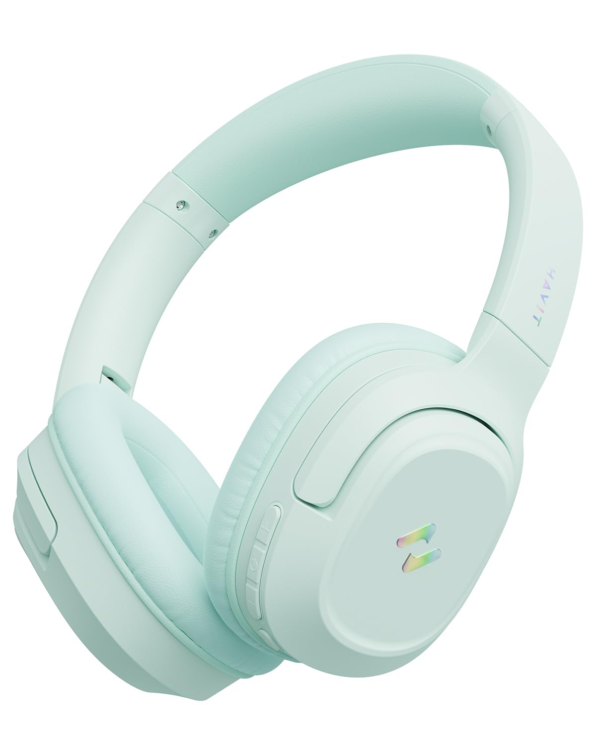 havit Active Noise Cancelling Kopfhörer, Kabellose Over Ear Bluetooth Kopfhörer mit 60ms Low Latency Game Mode, 50H Spielzeit, Faltbare Overhead-Kopfhörer mit tiefem Bass, Bluetooth 5.4, App-Steuerung