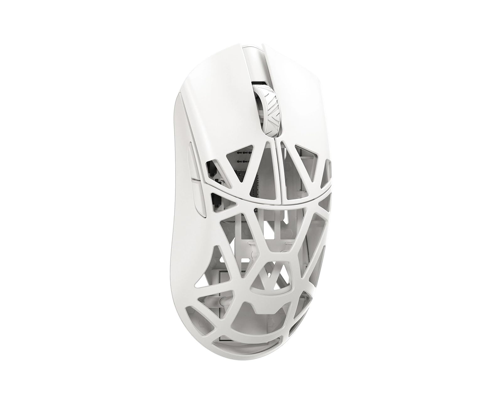 wlmouse Beast X Pro – Magnesium Gaming-Maus, ultraleicht, 41 g, Solid Sides, 125-8000 Hz, Optische Omron-Schalter, 8 K Dongle inklusive (weiß)