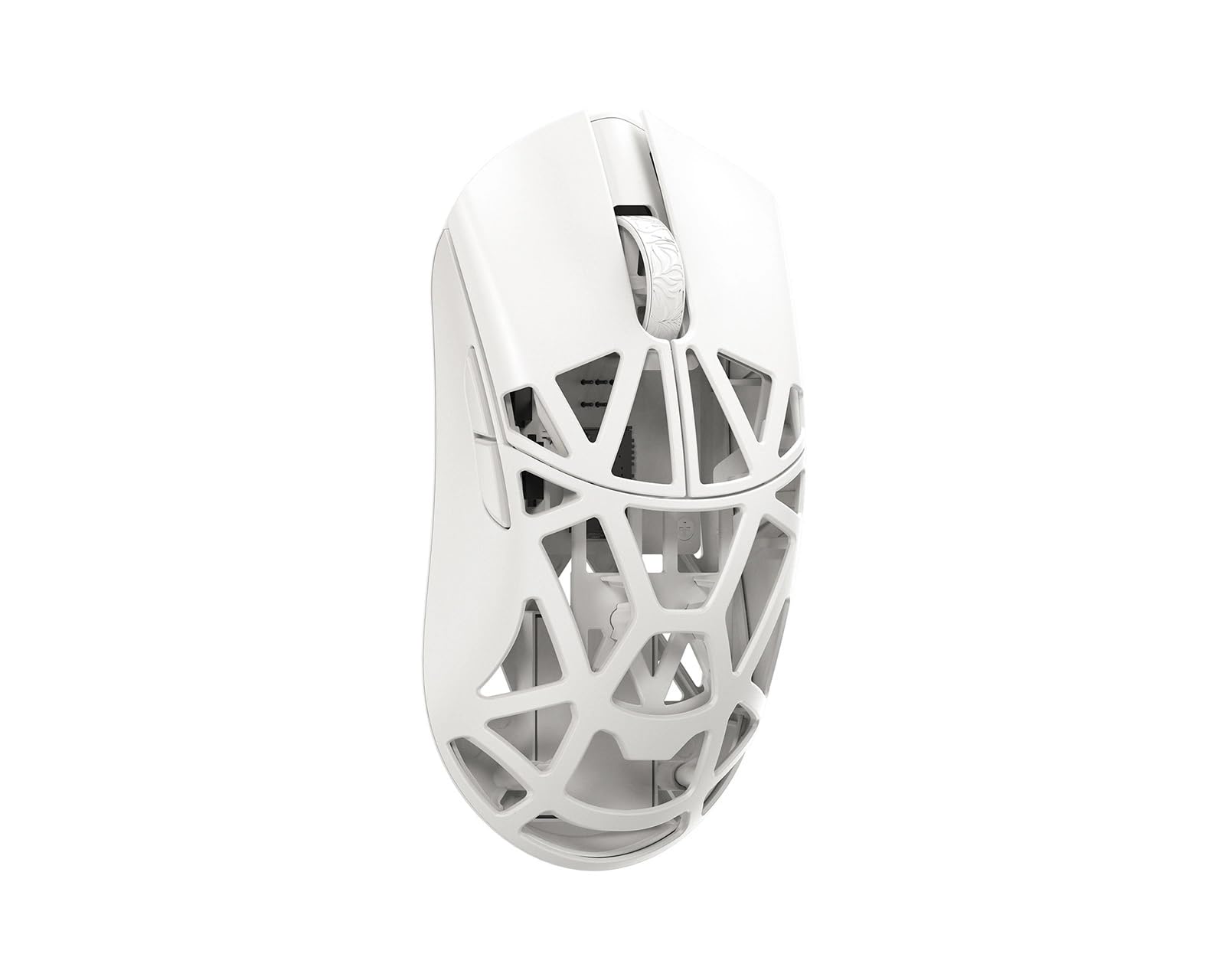 wlmouse Beast X Mini Pro - Magnesium Gaming-Maus, ultraleicht, 36 g, Solid Sides, 125-8000 Hz, Optische Omron-Schalter, 8 K Dongle inklusive (weiß)