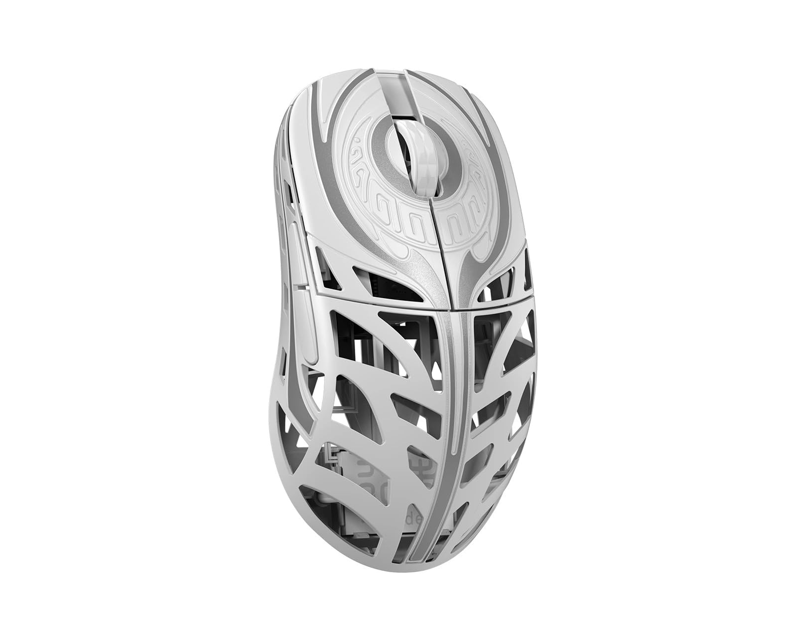 wlmouse Strider – Kabellose Gaming-Maus, ultraleicht, Magnesium, 45 g, 125–8000 Hz, optische Omron-Schalter, 8 K Dongle inklusive (weiß)