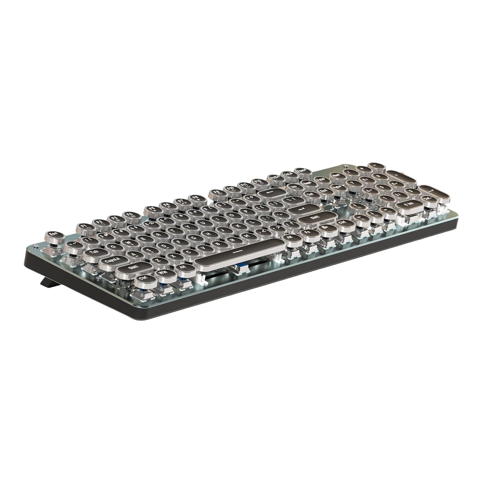 Mehrfarbige Hintergrundbeleuchtung Mechanische Tastatur Maus Hot Swap Fähiges Schaltdesign Haltbarkeit ABS Tastenkappen USB C Für PC LED Hintergrundbeleuchtung Gaming Tastatur