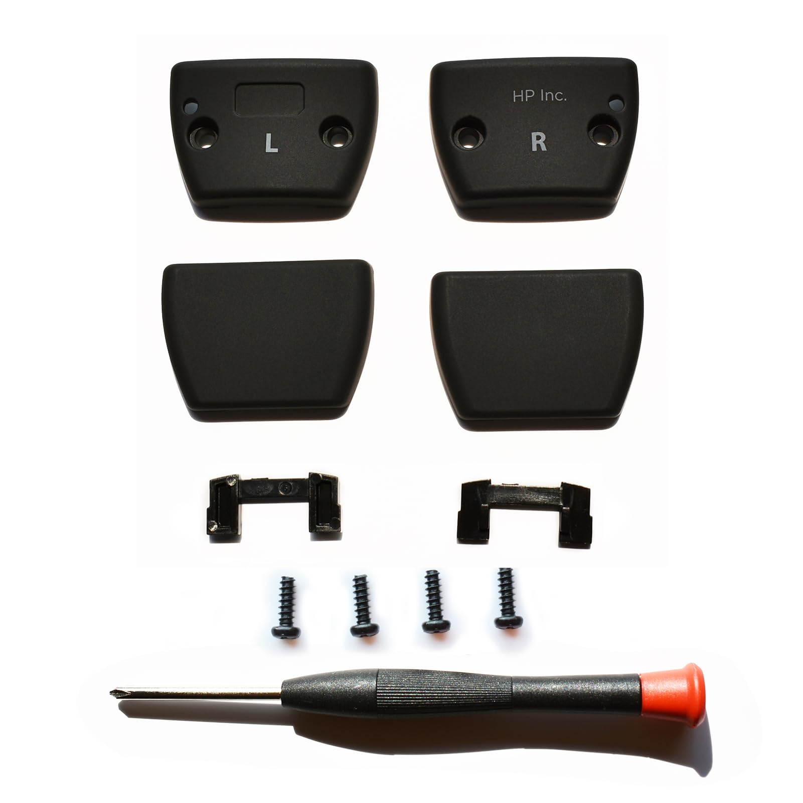 Cloud Alpha Scharnierklemmen – Ersatz-Scharnier-Seitenschnallen für HyperX Cloud Alpha/Alpha S/Alpha Pro, Cloud 2/Cloud II/Cloud 2 Core/Cloud Core Wireless Gaming Headsets (links + rechts)