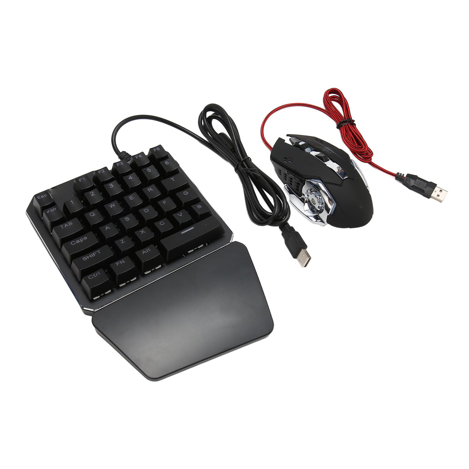 Generic Gaming-RGB-Tastatur-Maus-Konverter-Set für, Kabellose Kabelgebundene Kombination für PUBG, Tragbarer Mobiler Spieleadapter für Telefon