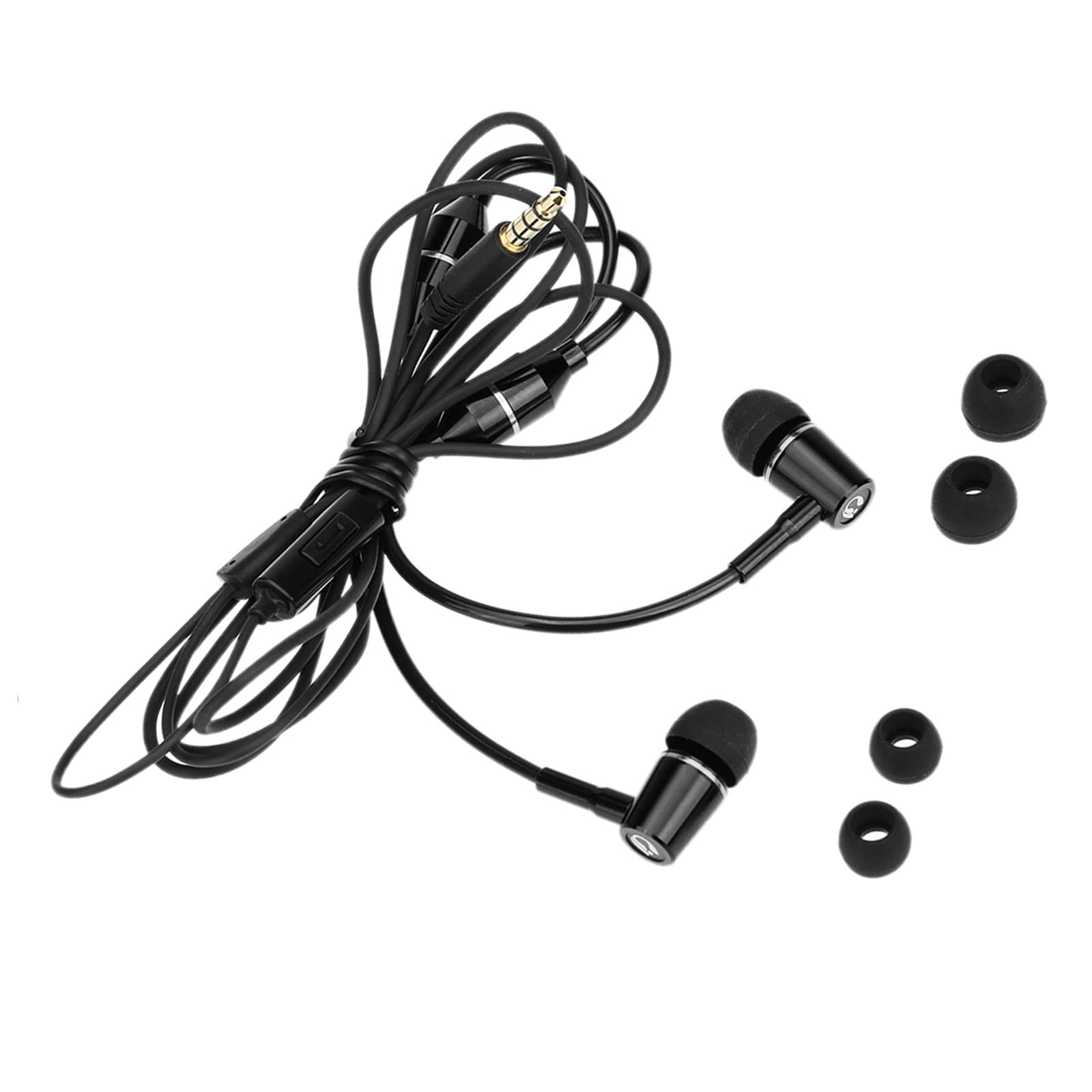 Strahlungsfreier Anti-Strahlungs-Kopfhörer, Komfortables Musik-Headset für Smartphones, Tablets, Schwarz
