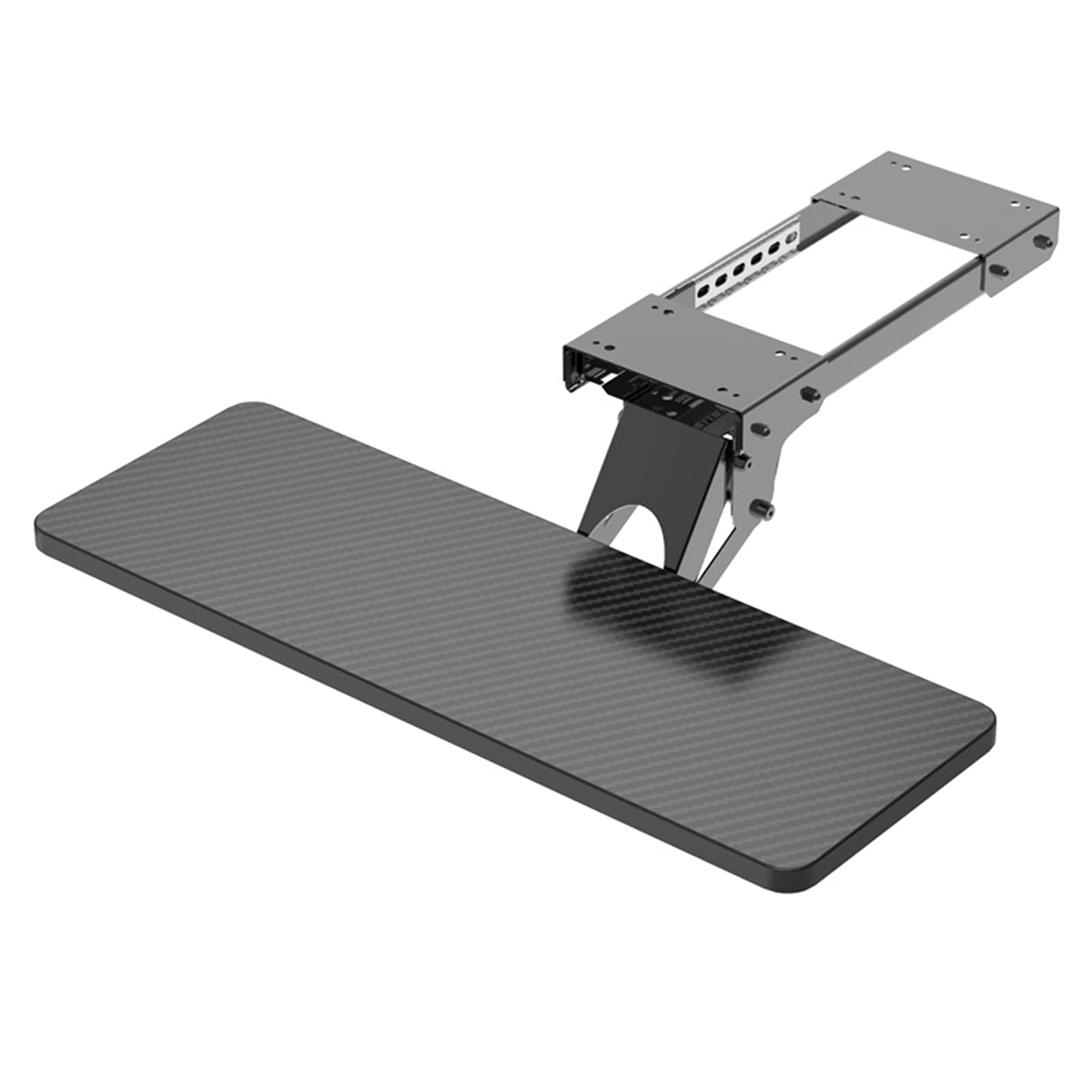 Ergonomische Tastaturablage mit Maus-Plattform, platzsparende Schubladenunterstützung für Home Office & Gaming Setup, verstellbare Höhe und stabiles Design