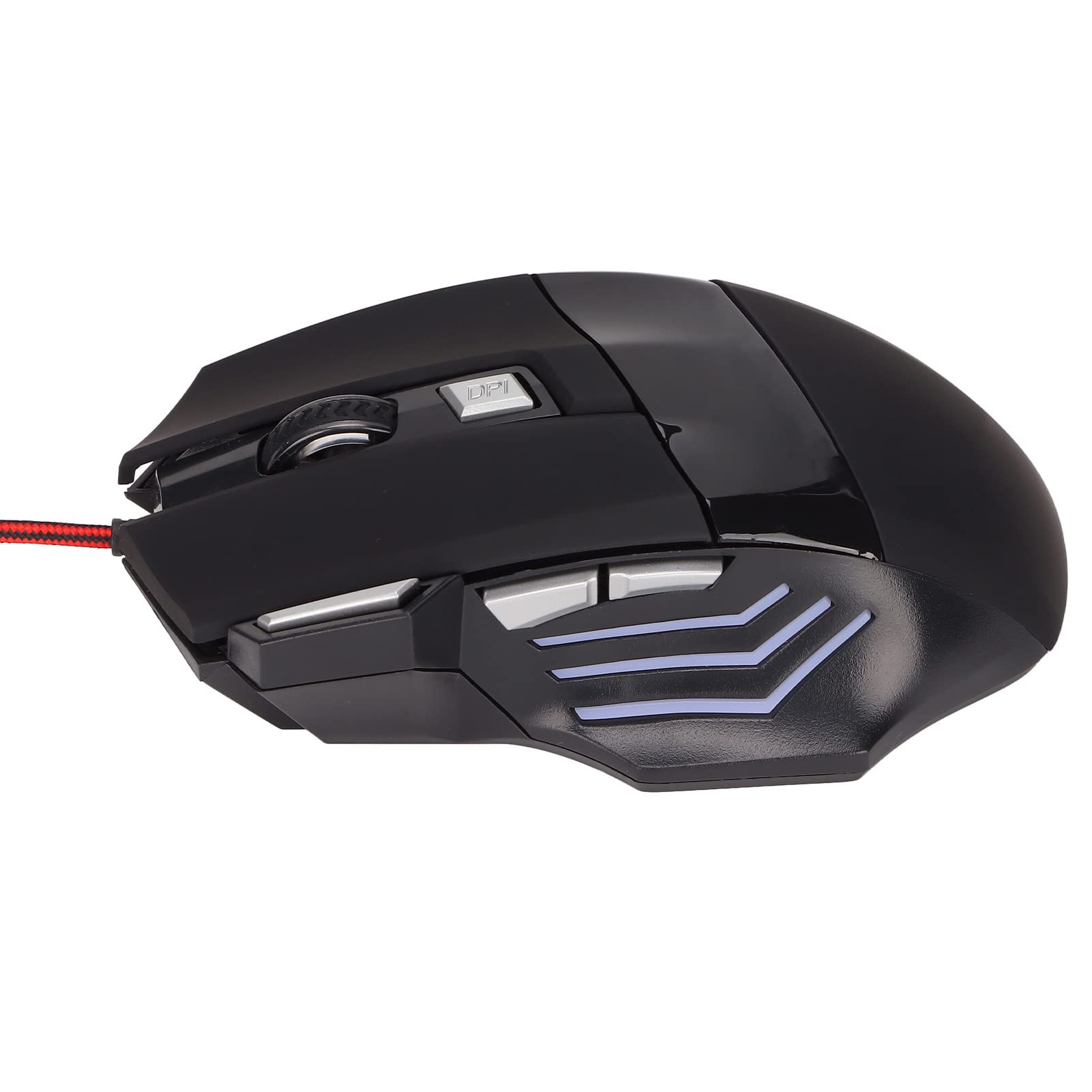 Einstellbare DPI RGB-Gaming-Maus mit Hintergrundbeleuchtung, Kabelgebundene Mechanische Maus für Computermäuse, Komfortable Steuerung