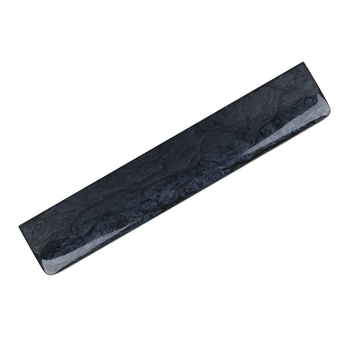 Ergonomische Handgelenkauflage für Tastatur und Maus 61cm Schwarze Harz Handstütze Druckverteiler Rutschfeste Unterstützung Beim Tippen Büro Gaming