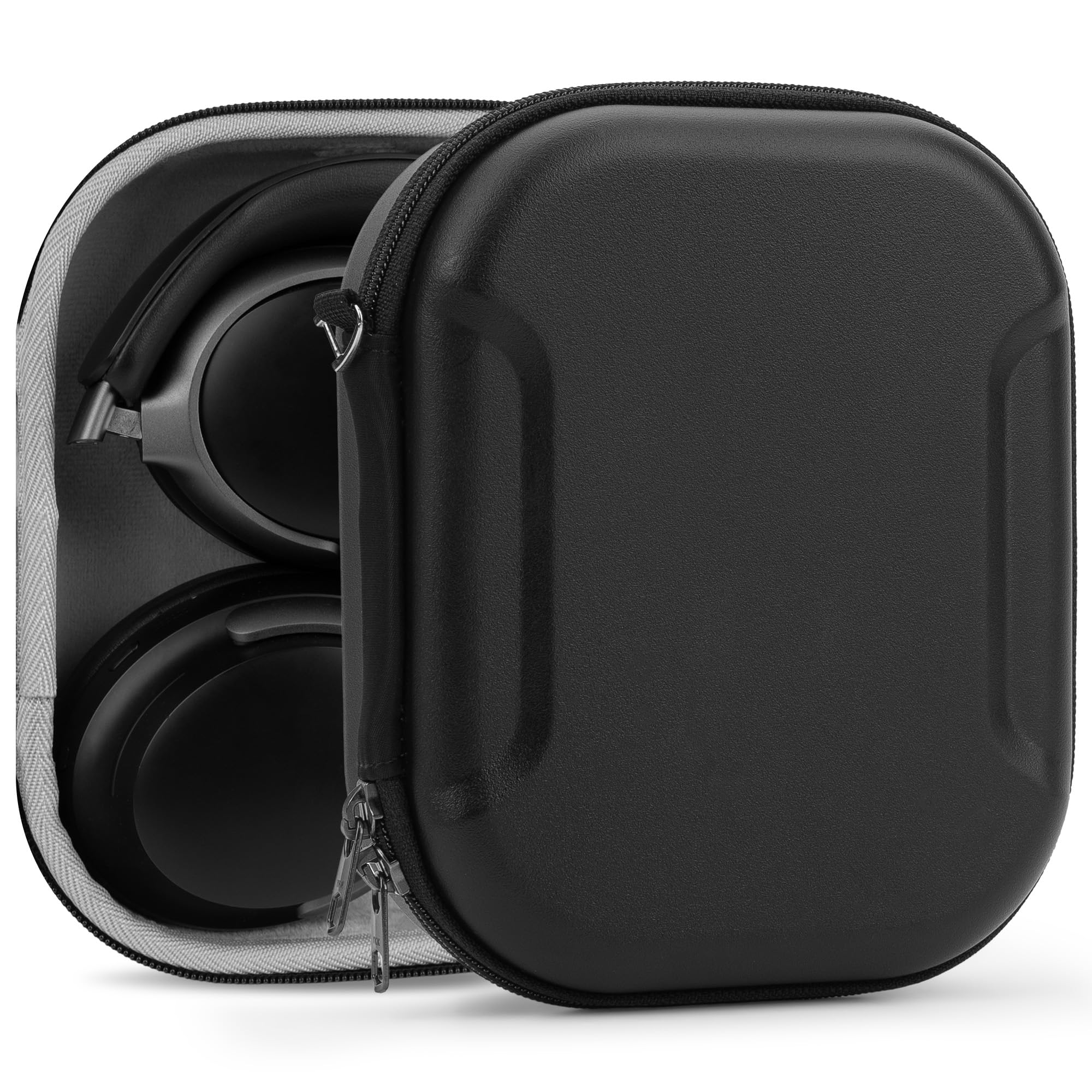 Geekria PRO Robuste Kopfhörer-Hülle, kompatibel mit Bose QC Ultra II/SE/45/35 II Gaming-Headset, Hartschale, langlebig, mehrschichtiger Schutz, Reisetasche (schwarz)