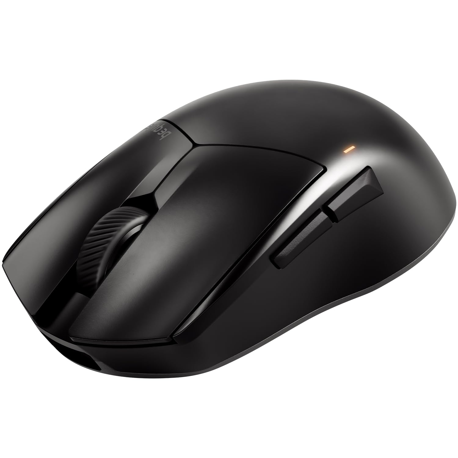 be quiet! Dark Perk Ergo PC Maus, 55 g leicht, extrem Lange Akkulaufzeit, 8.000 Hz Abtastrate, PixArt PAW3950 Sensor, 32.000 DPI, optische 70-m-Switches, 100% PTFE-Glide Skates