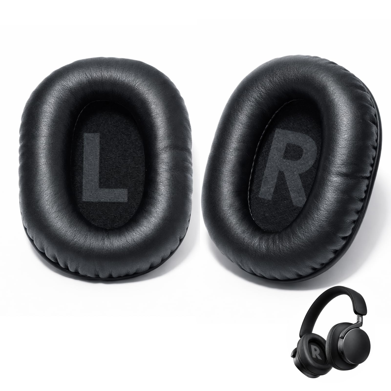 for Logitech Ohrpolster G Pro X Aus Memory-Schaum Mit Proteinleder, Komfortabler Over-Ear Ersatz Für Gaming Headset,Geräuschdämpfend,Langlebig,Passgenau Für Logitech G Pro X Kopfhörer Schutz