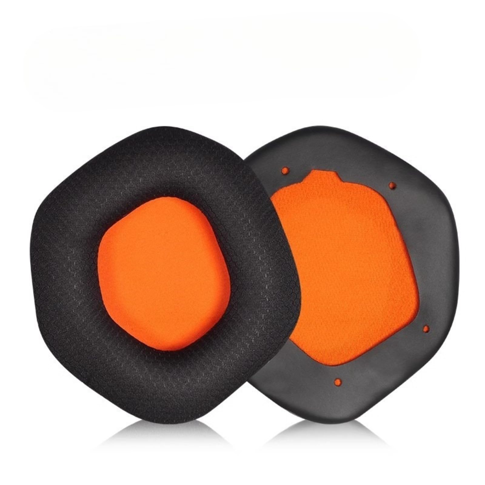 Ersatz Ohrpolster für ASUS Rog Strix 7.1 RGB Gaming-Headset, Ohrenschützer mit Schnalle Atmungsaktives Mesh+Memory Schwamm Kopfhörer Proteinhaut Abdeckung (Netz OR,1:1)
