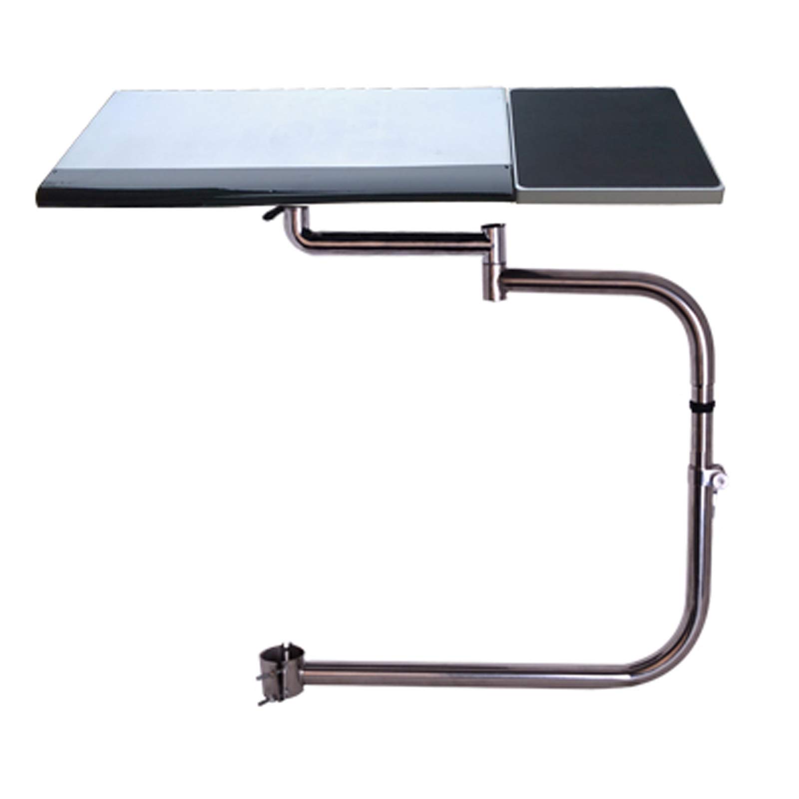 A3-Notebookablage für Stuhl, ergonomische Computer-Tastatur und Maus, perfekt für Heimbüro oder Gaming-Setup, Hellgrau