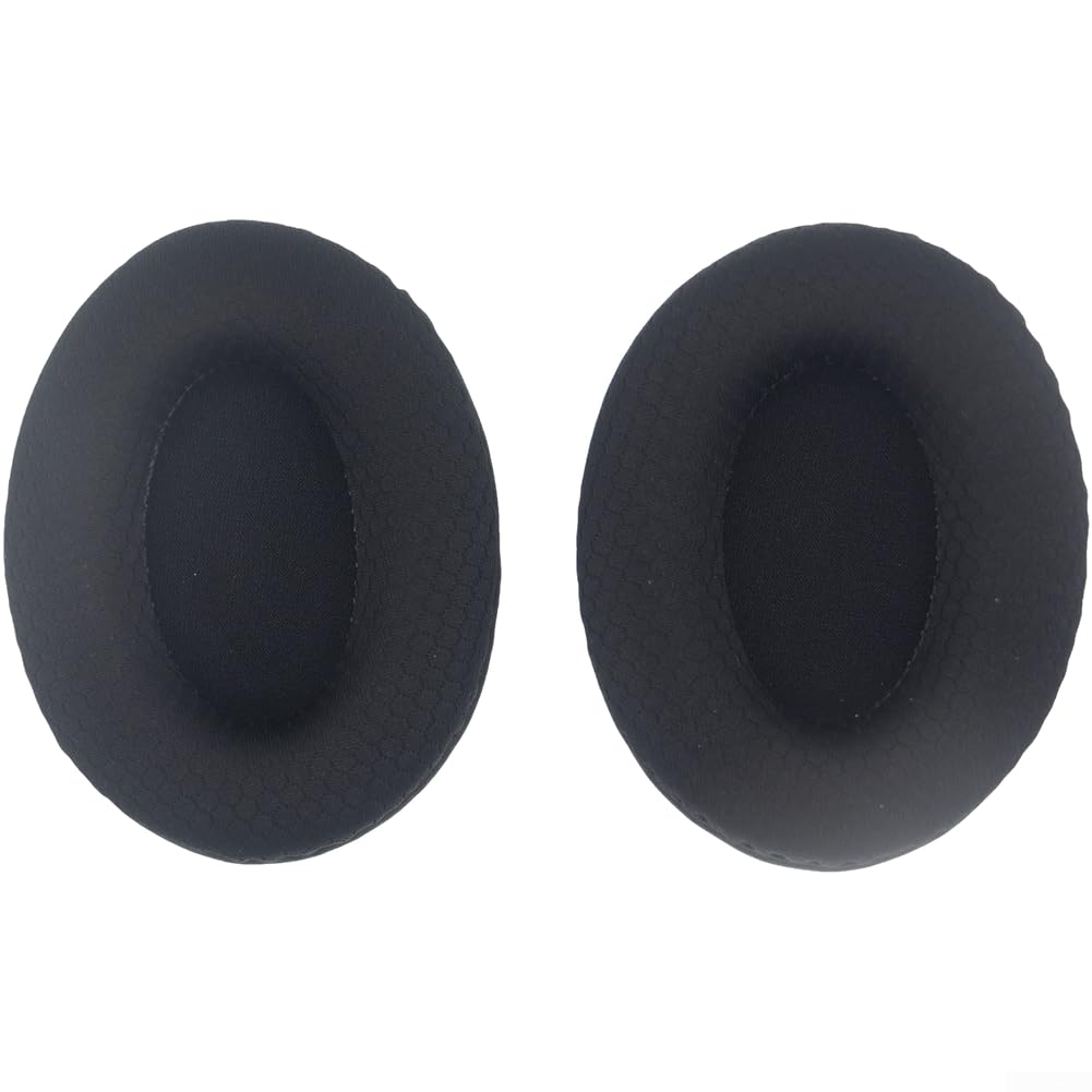 Kompatible ovale Ohrpolster für Kopfhörer, Gaming-Headset, 95 x 75 mm, Fußball-Textur