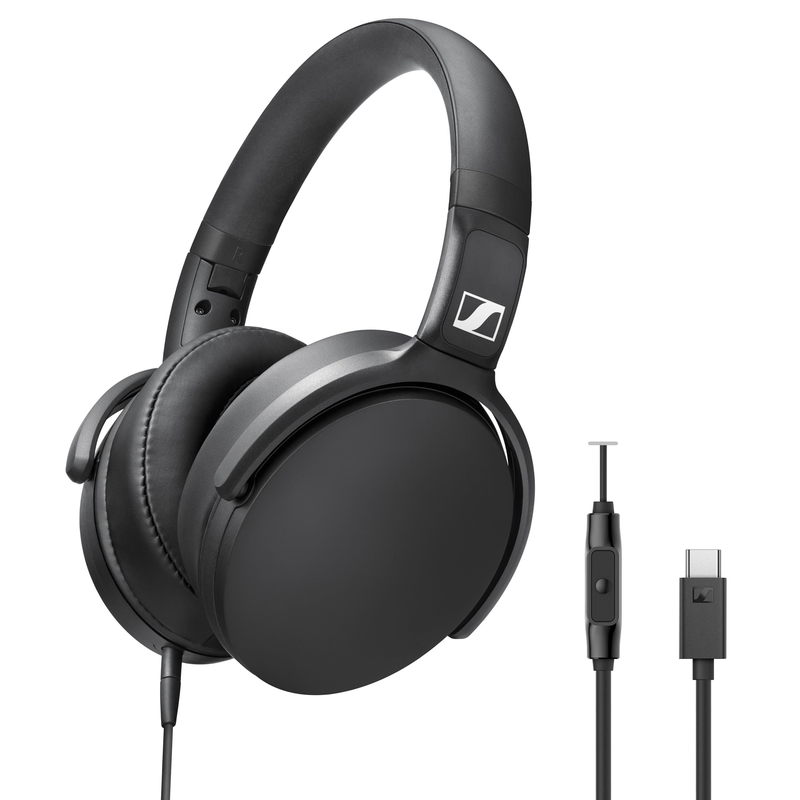 Sennheiser HD 400U Over-Ear-Kopfhörer mit Smart Remote ̶ Schwarz
