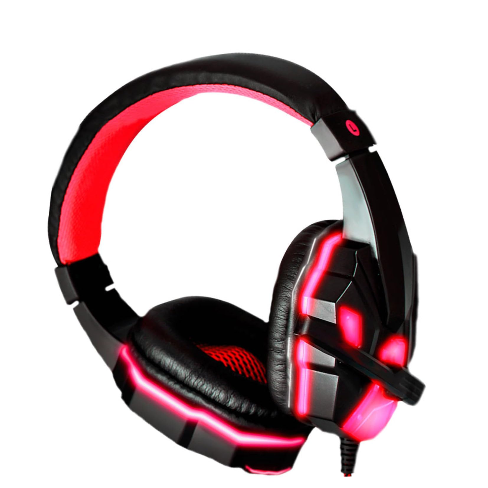 Gadpiparty Gaming Headset 3,5-mm und USB Anschluss mit Geräuschunterdrückendem Mikrofon 40mm Lautsprecher und Weichen Hautfreundlichen Ohrpolstern für Spielkonsole