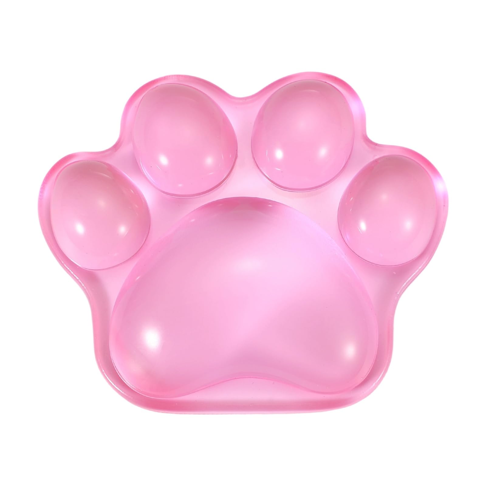 PATIKIL Gel Handgelenkstütze Handgelenkstütze Für Maus Hundepfotenform Ergonomische Mausunterlage Weiche Silikonstütze Bequemes Kissen Für Computer Gaming Büro Zuhause Pink