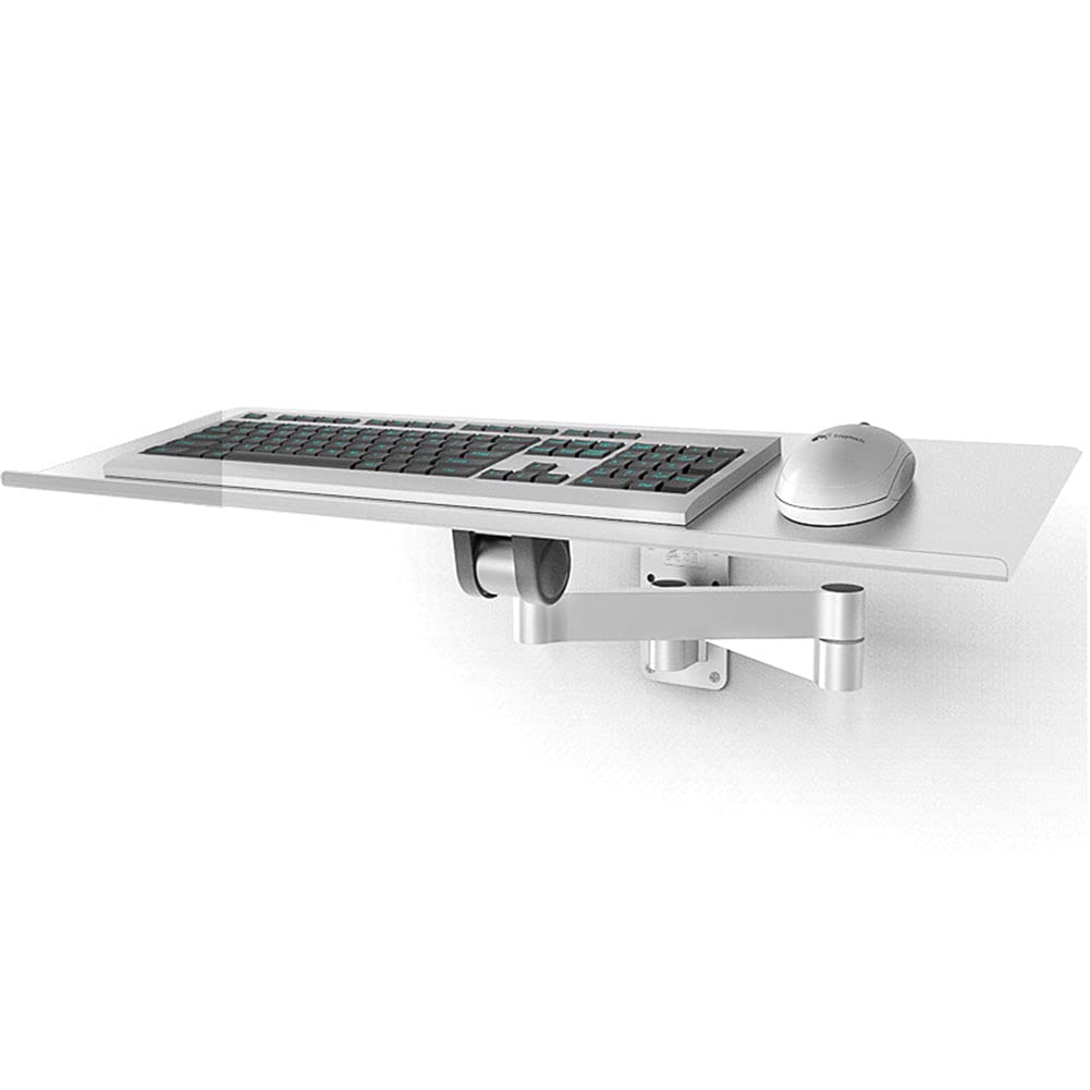 Verstellbare Aluminium-Maus-Plattform für Wandhalterung, platzsparendes Tele-Design für effizientes Worpace-Nizat, perfekt für Heimbüro und Gaming-Setup