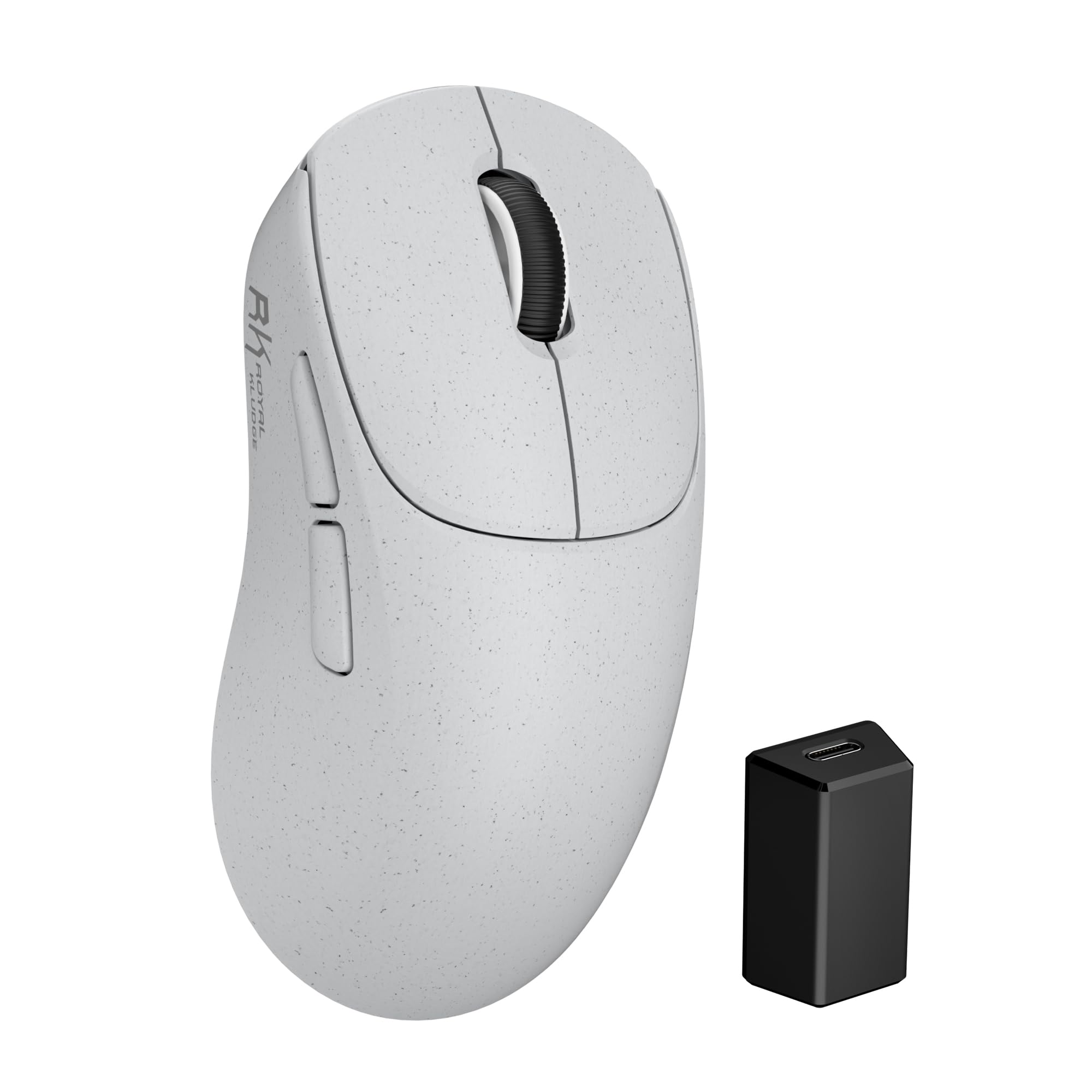 RK ROYAL KLUDGE MG5 8K kabellose Gaming Maus, 42K DPI PAW3950 Sensor, 56g leichte ergonomische, doppelte Abtastrate von 8KHz, Tri-Mode 2,4G/BT/USB-C, 100M Klicks Schalter, Weblaufwerk für Win/Mac