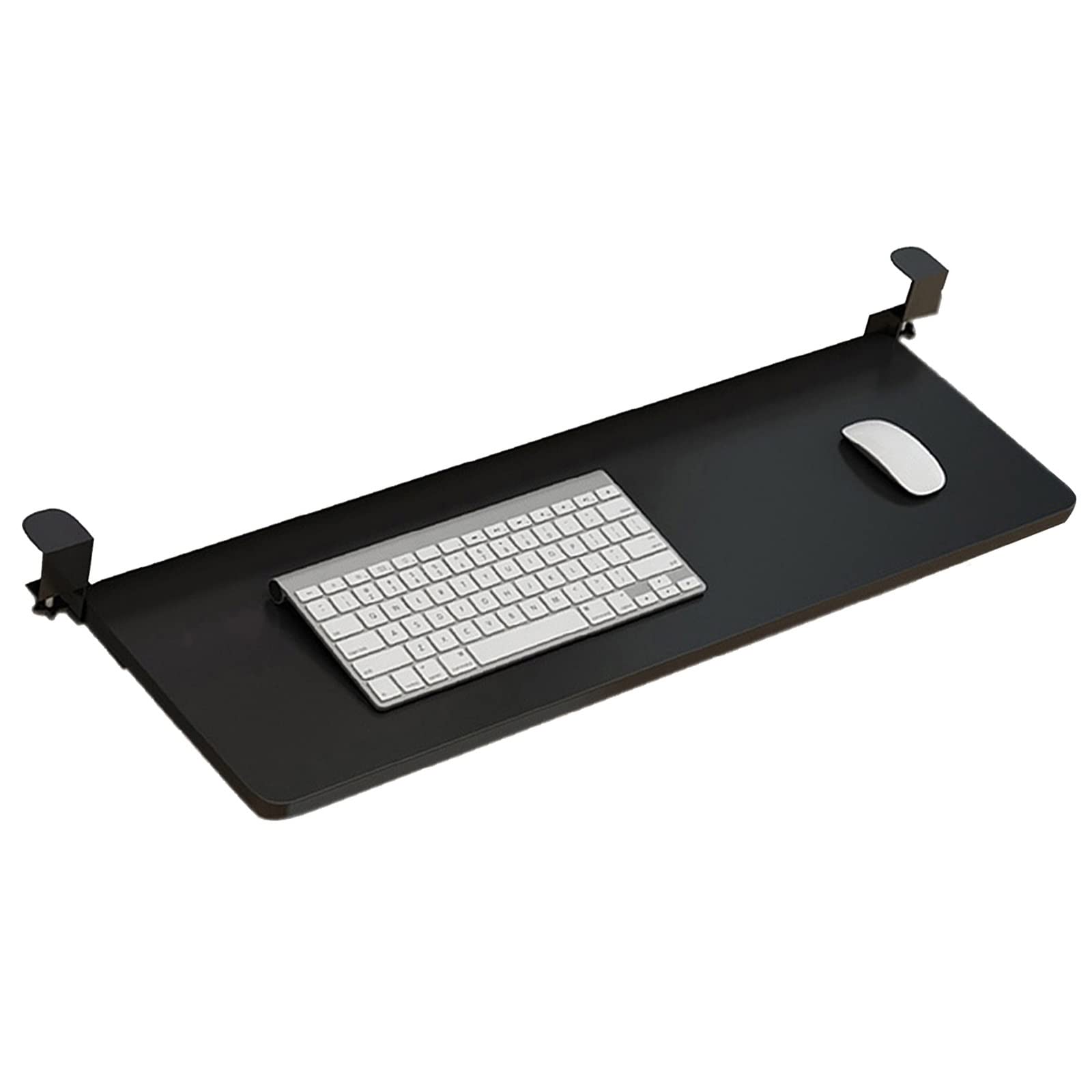 Tastaturschublade unter dem Schreibtisch: leichtgängiges Gleitdesign mit verstellbarer Höhe, platzsparende Lösung für Tastatur und Maus, ideal für Heimbüro oder Gaming-Setup.