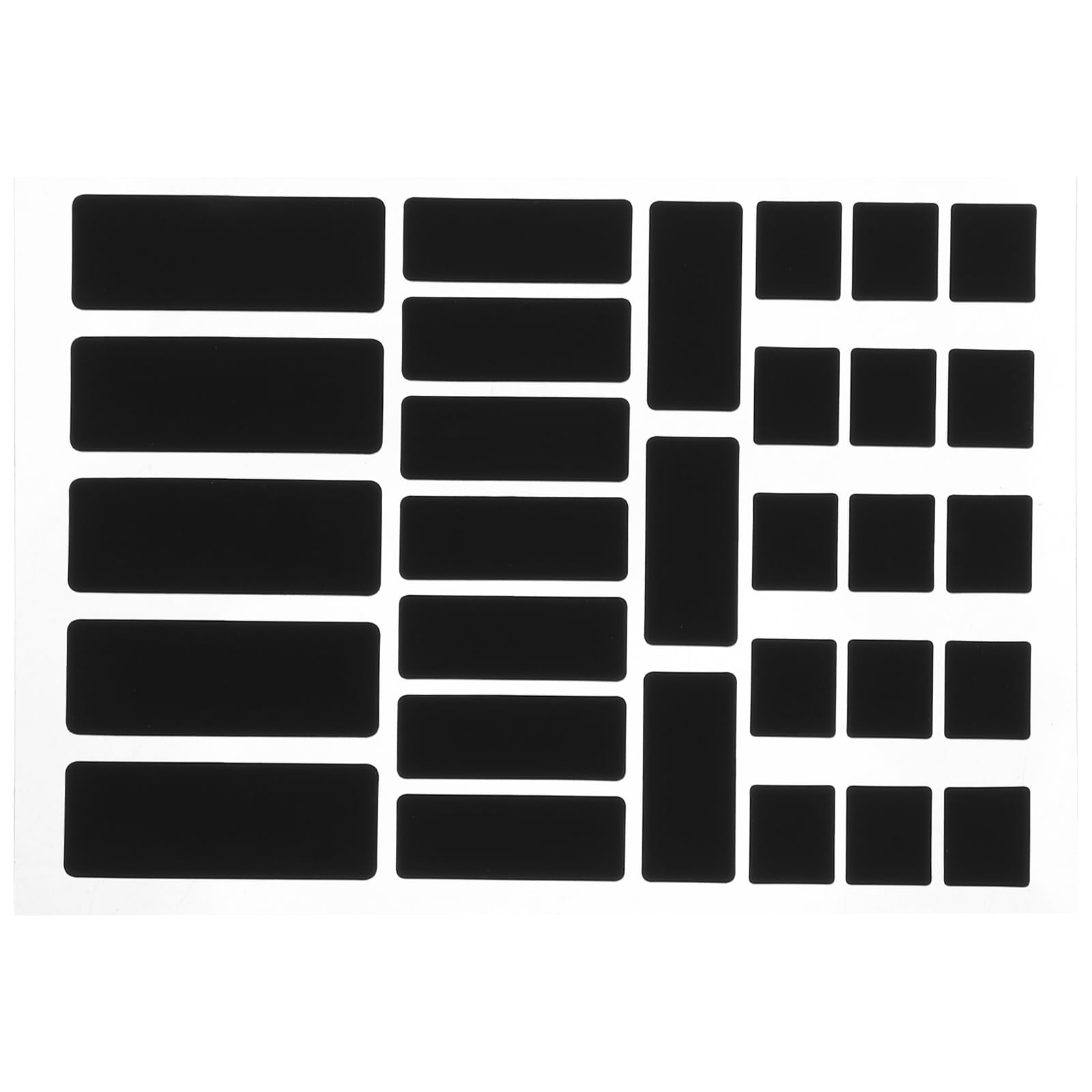 Tofficu Dünner Rutschfester Mausgriff Aufkleber Schweißresistentes Schwarzes Mauspad Klebeband für Gaming und Büro Universelle Passform für Kabelgebundene Kabellose Mäuse