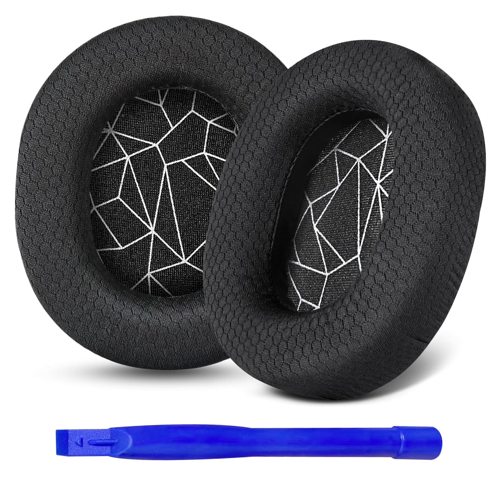 Aurivor Ersatz-Ohrpolster für Arctis 3/1/5/7, Ohrkissen - Abdeckungen kompatibel mit Arctis 7X, Arctis 9, Arctis 9X, Arctis Pro, Arctis Prime Gaming-Headsets (Weiß)