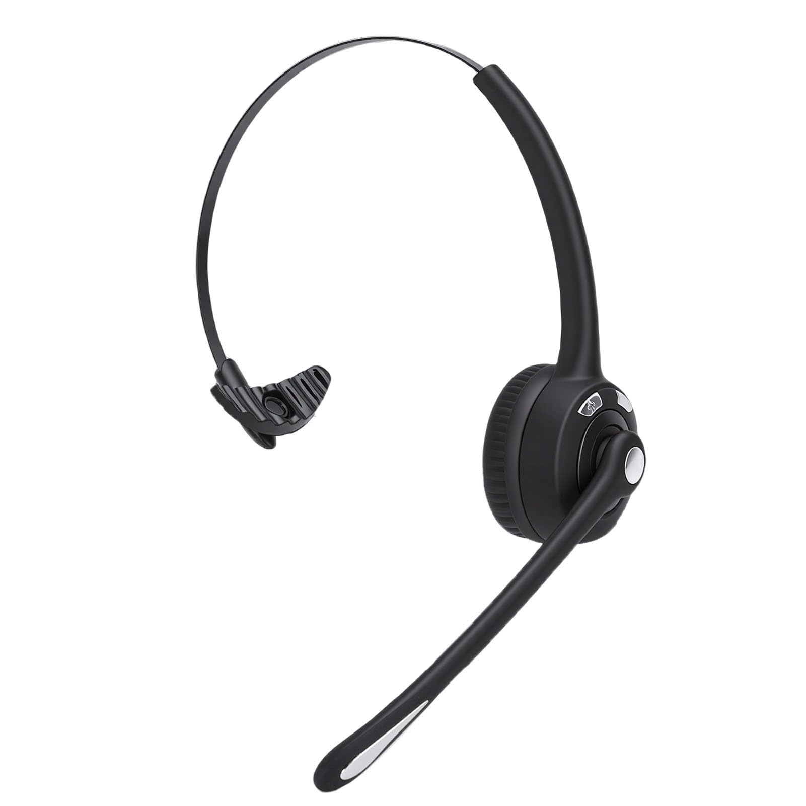 Headset, Kabelloses Headset mit Geräuschunterdrückendem Mikrofon 5.0 für Call Center Business Office