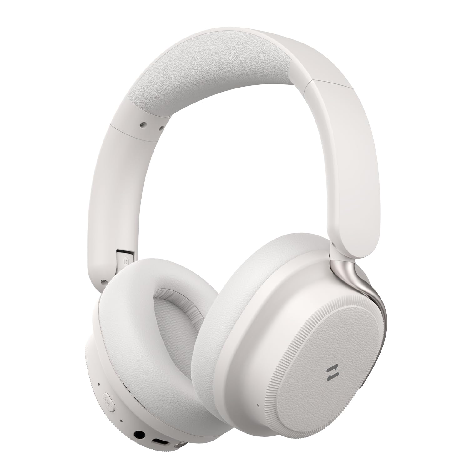 havit SPACE NC01H Hybrid Active Noise Cancelling Kopfhörer, Over Ear Bluetooth Kopfhörer mit 4 Mic ENC, 132H Spielzeit, Faltbare Overhead-Kopfhörer mit tiefem Bass, Bluetooth 6, App-Steuerung