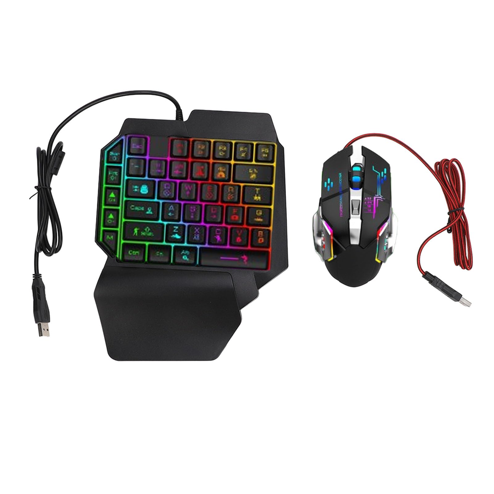 Gaming-Tastatur-Maus-Konverter-Kombination für Effizienten Betrieb für Mobile Gaming-Enthusiasten. ABS-Kunststoff