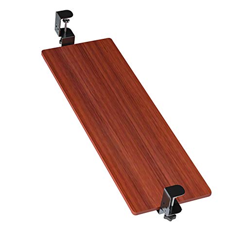 Verstellbare Tastatur und Maus, Schiebe-Schreibtisch-Design mit platzsparendem Clip für Komfort und Effizienz. Perfekt für Home Office und Gaming