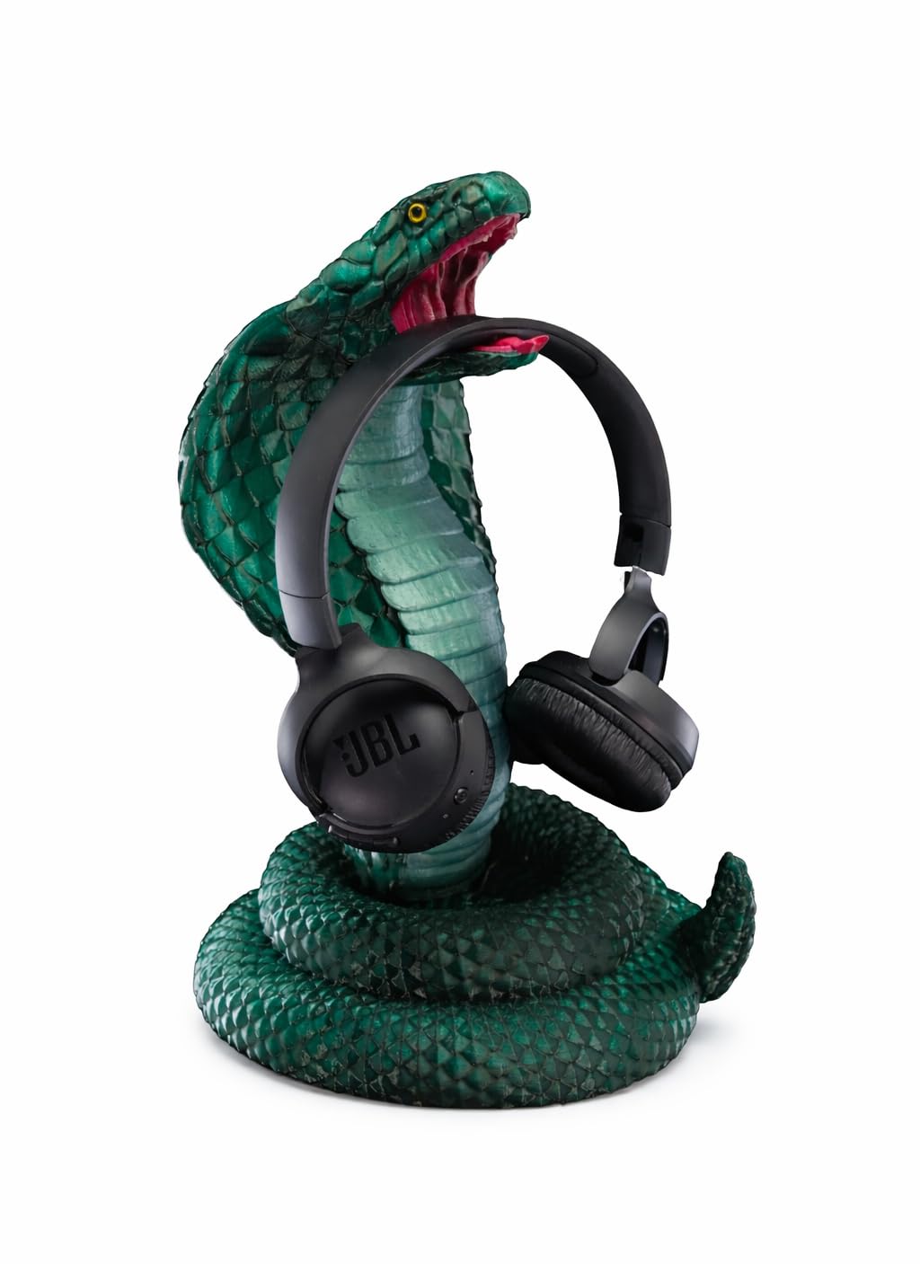 Kopfhörer Ständer Schlange – Dekorativer Headset-Halter im Reptilien-Design | Gaming Deko für Schreibtisch & Setup | Geschenk für Gamer