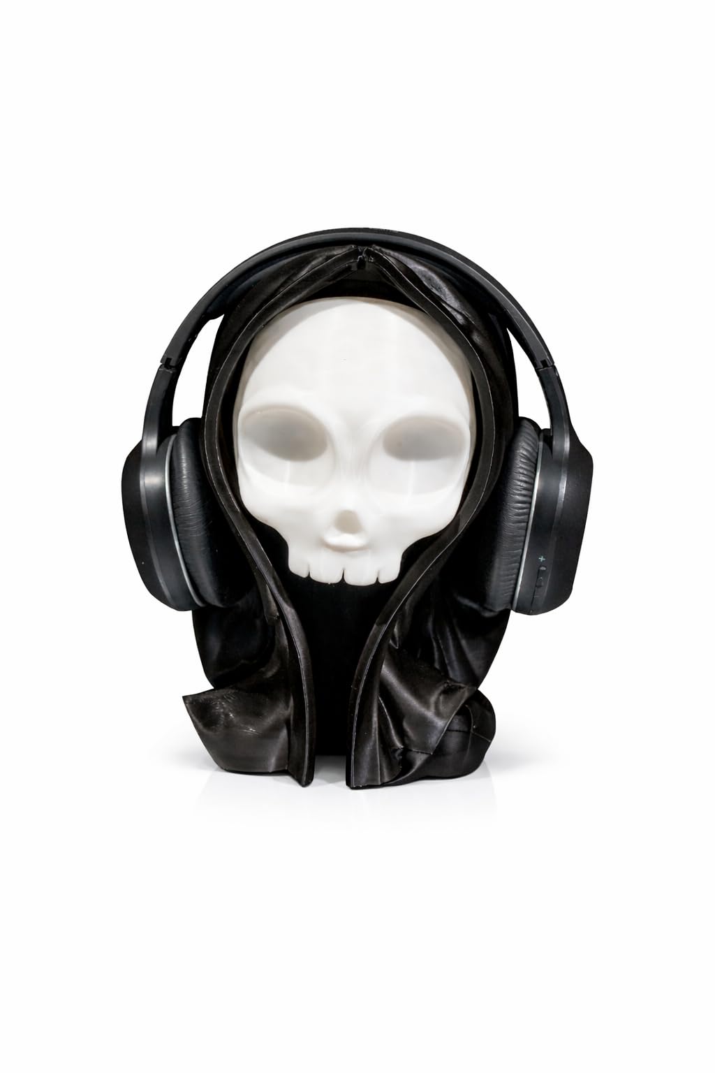 Kopfhörer Ständer Totenkopf – Dekorativer Headset-Halter für Gaming & Büro | Skull Headphone Holder | Deko für Gamer & Rock-Fans