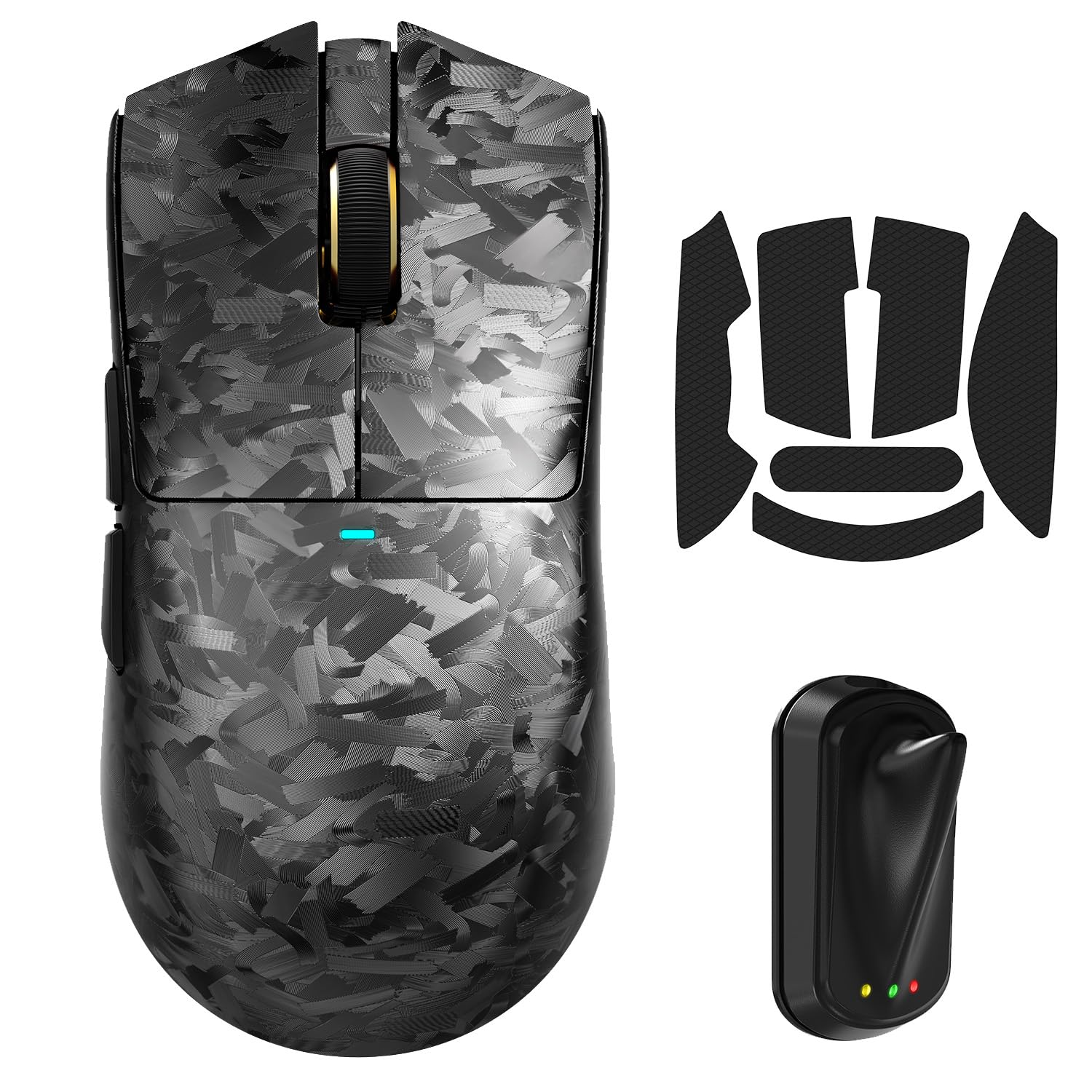 ATTACK SHARK X11 Ultra Wireless Gaming Mouse, Ultra-Light 63g, 42K DPI, 8K Polling, Nordic Chip, Carbon Fiber, for Esports & Pro Gamers