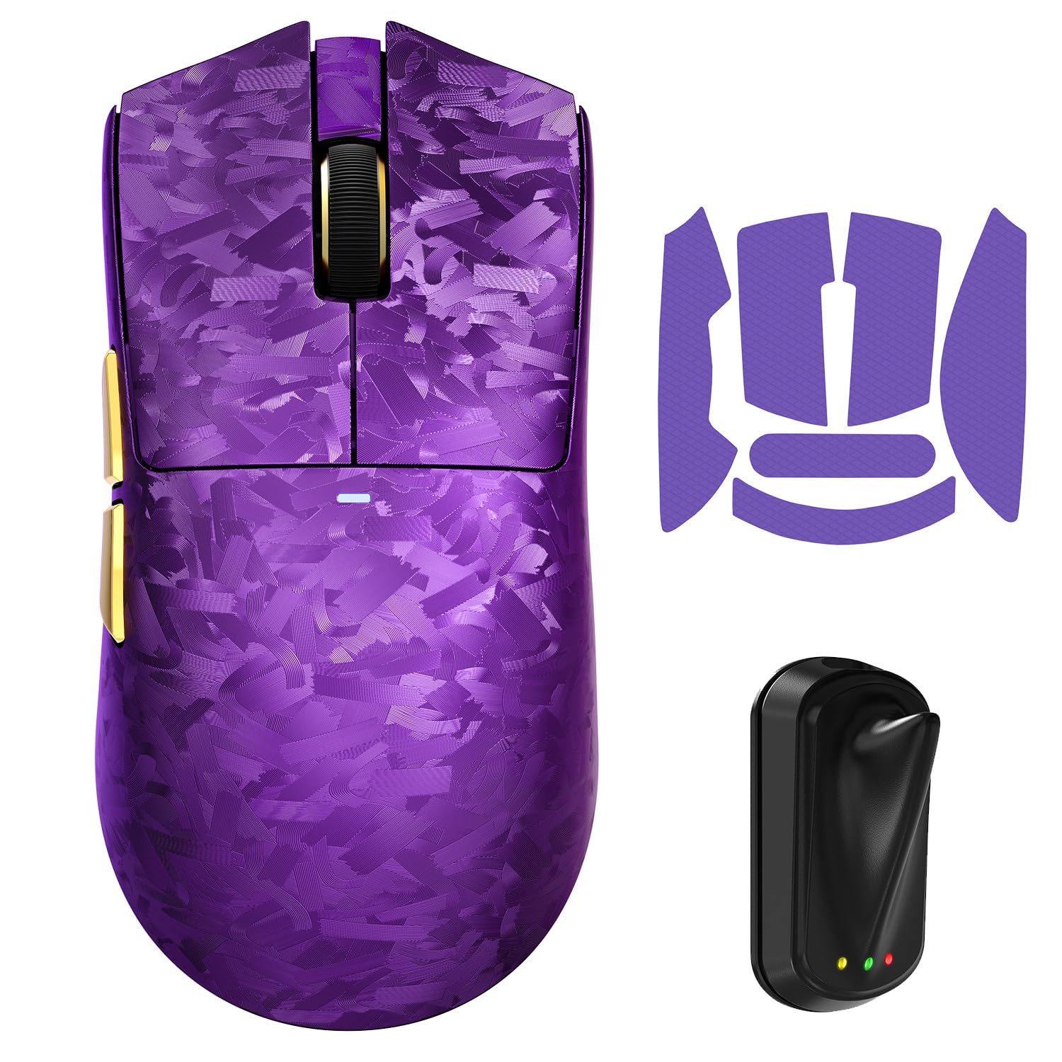 ATTACK SHARK X11 Ultra Wireless Gaming Mouse, Ultra-Light 63g, 42K DPI, 8K Polling, Nordic Chip, Carbon Fiber, for Esports & Pro Gamers