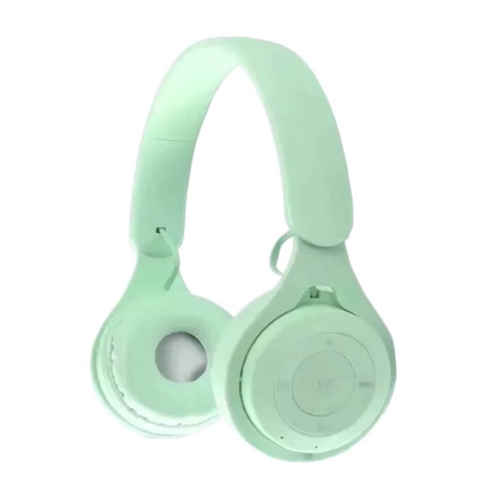 Generisch Stereo-Headset-Headset, zusammenklappbar, kabelloser Sport-Kopfhörer, Gaming-Headset, Kopfhörer for Smartphones(Green)