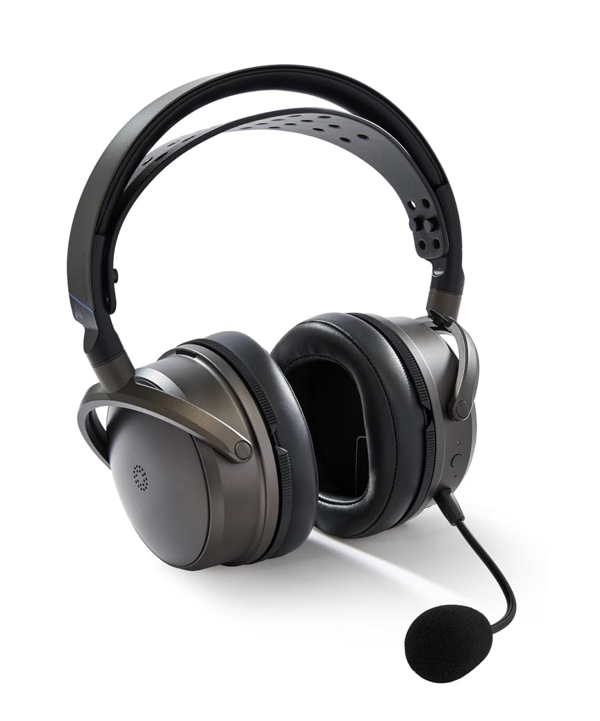 Audeze Maxwell 2 für Xbox, PC, Mac, Switch und PlayStation (neue Version 2026), 80 Stunden Akkulaufzeit, Bluetooth mit niedriger Latenz, Dunkelgrau mit Microsoft-Sicherheitschip