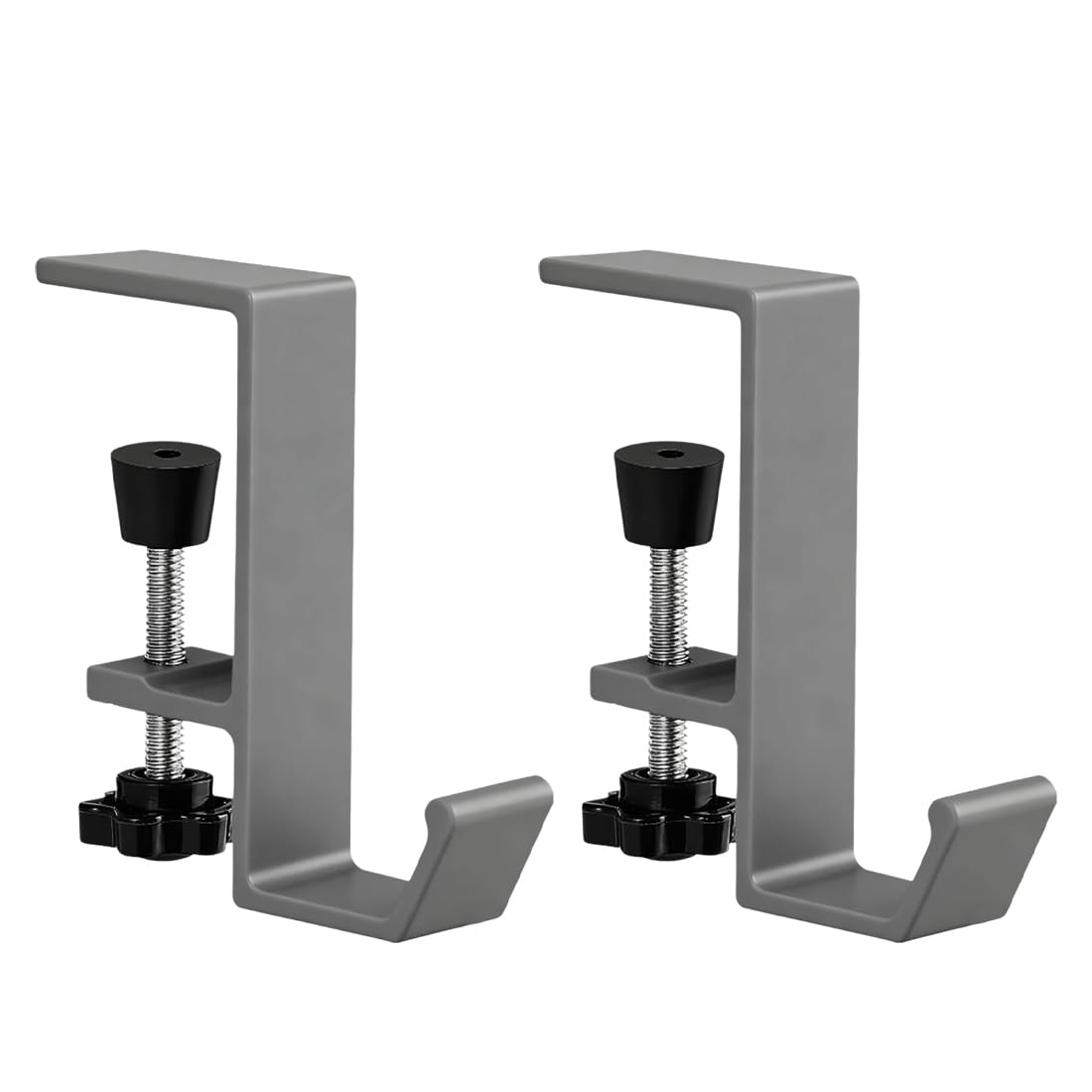 Headset Halterung, 2 Stück, Faltbar Headset Ständer Tisch Aluminium Kopfhörer Ständer mit Kabel-Organizer Headphone Haken, Gaming Headset Halterung Halter für Schlüssel Taschen