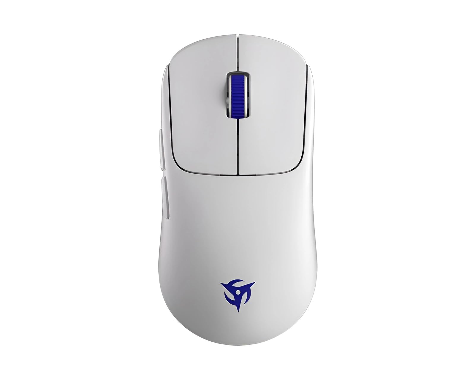 Ninjutso Ten Air Kabellose Gaming Maus 45g, AimNinja PAW3950 Sensor, 30.000 DPI, Polling Rate 8000Hz, 95h Akku - Weiß