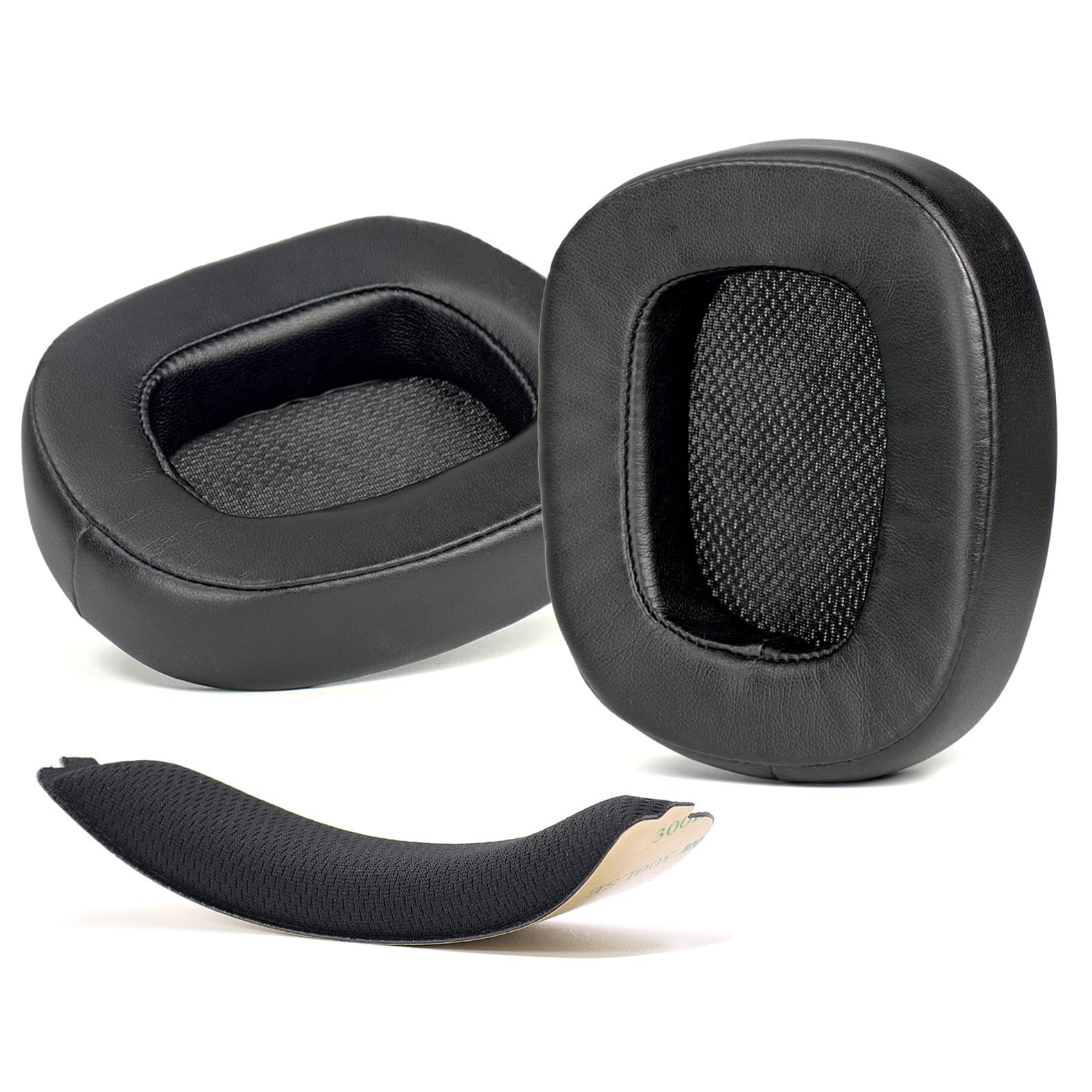 defean Ersatz Ohrmassen kompatibel mit Logitech G935 G933 G635 G633 Gaming Headset (Ohrmassen + Kopfband)