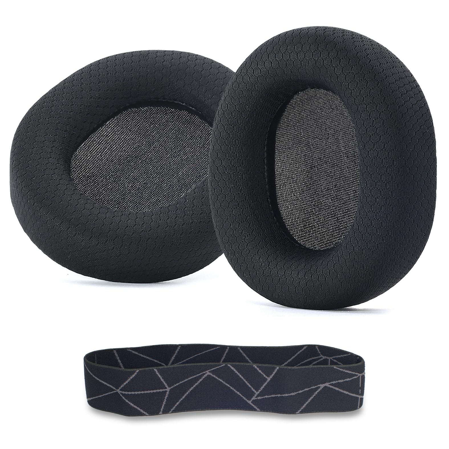 defean Ersatz Ohrpolster kompatibel mit SteelSeries Arctis 7/7+/7P/7P+/7X/7X+/9/9X/Pro/Prime Gaming Headset, Atmungsaktive Memory Foam Ear Pads (Ohrmassen + Kopfband)